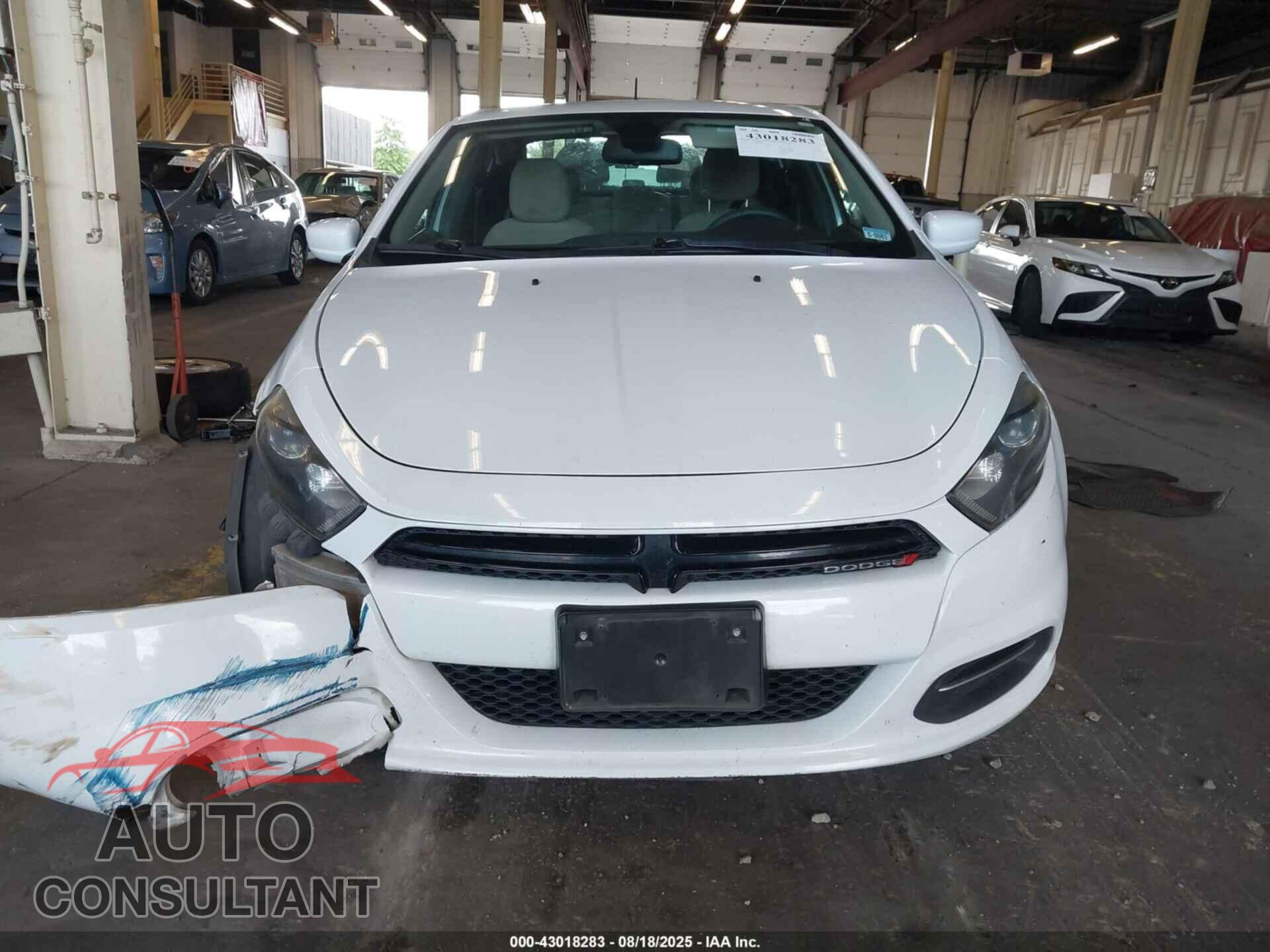 DODGE DART 2016 - 1C3CDFBB2GD593211
