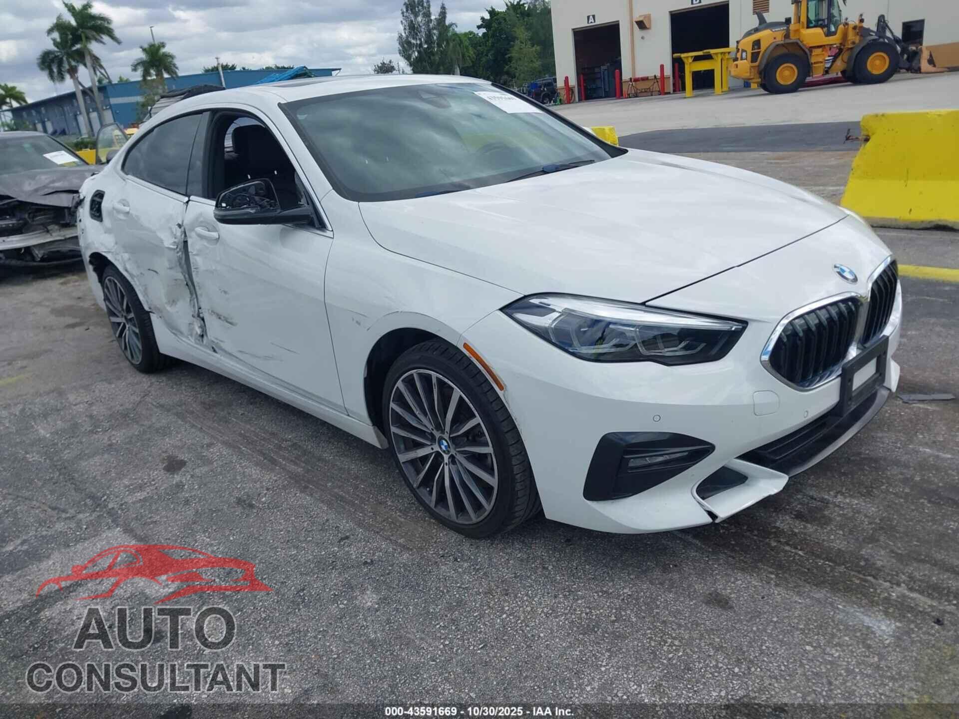 BMW 228I GRAN COUPE 2021 - WBA73AK01M7H34524