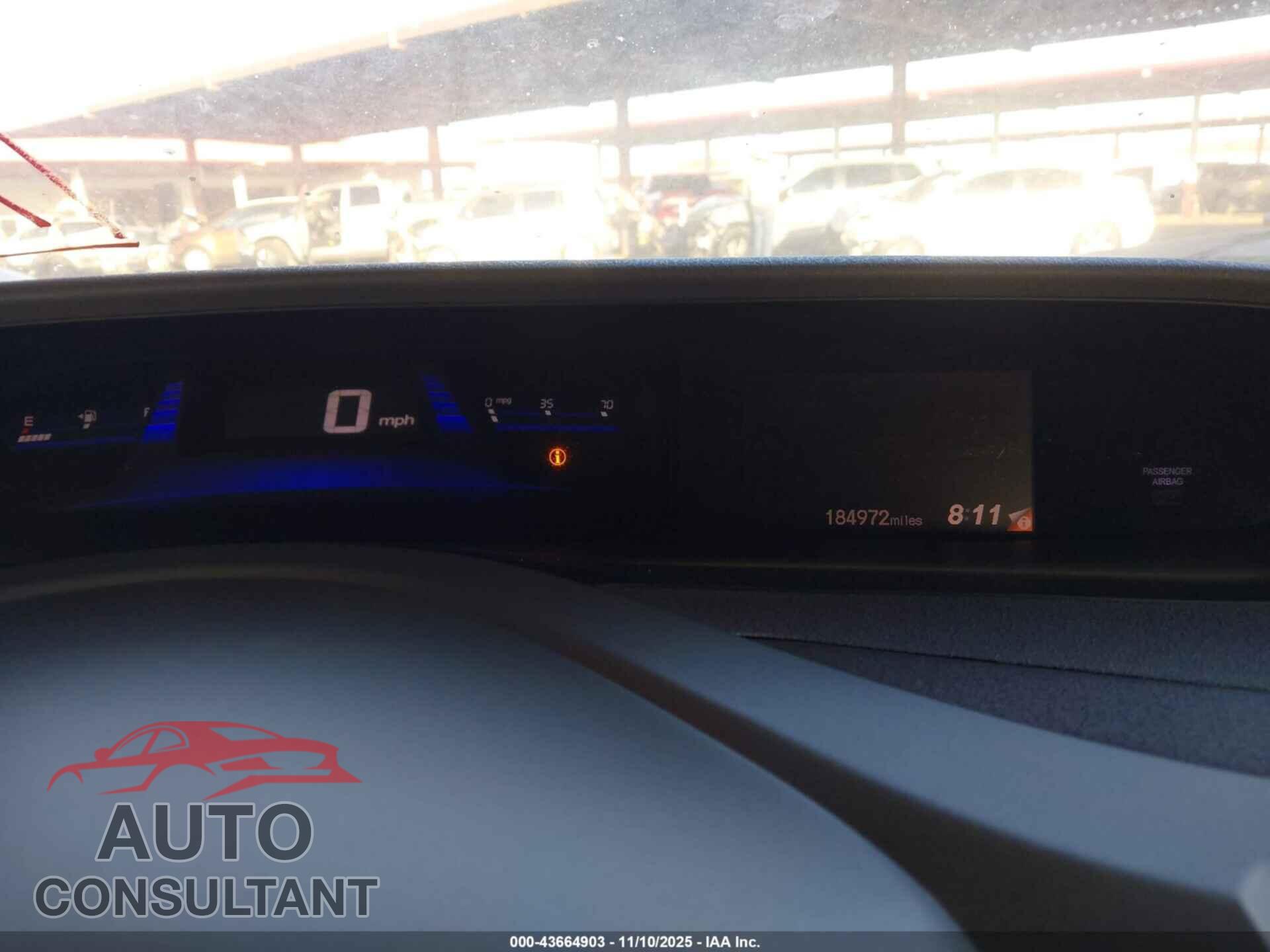 HONDA CIVIC 2012 - 2HGFB2F50CH308208