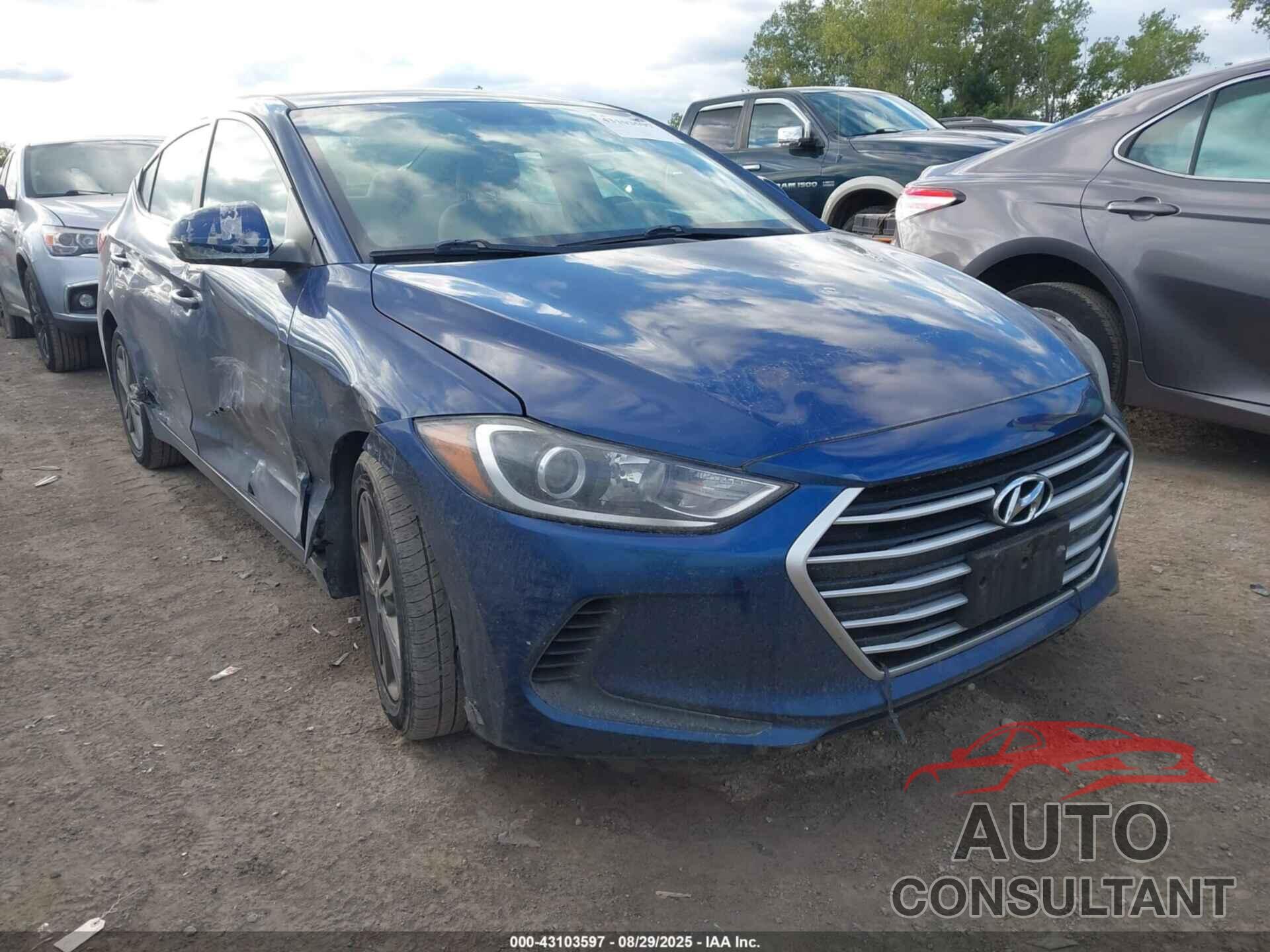 HYUNDAI ELANTRA 2017 - 5NPD84LF1HH093109