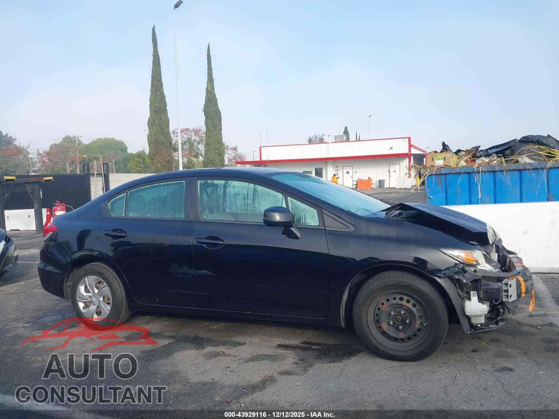 HONDA CIVIC 2013 - 19XFB2F52DE213919