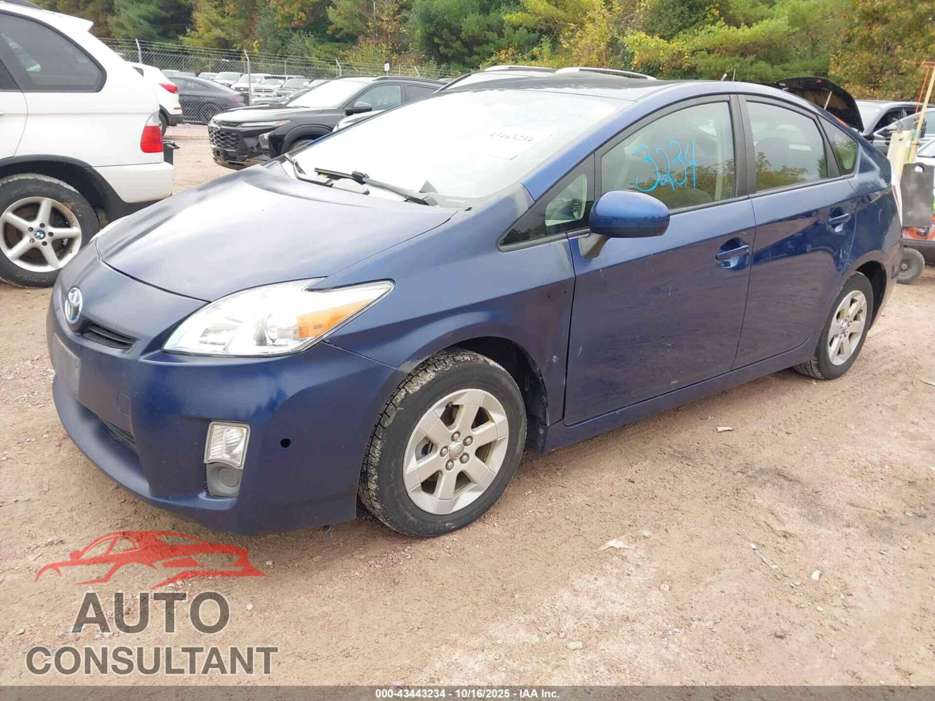TOYOTA PRIUS 2011 - JTDKN3DU5B0265654