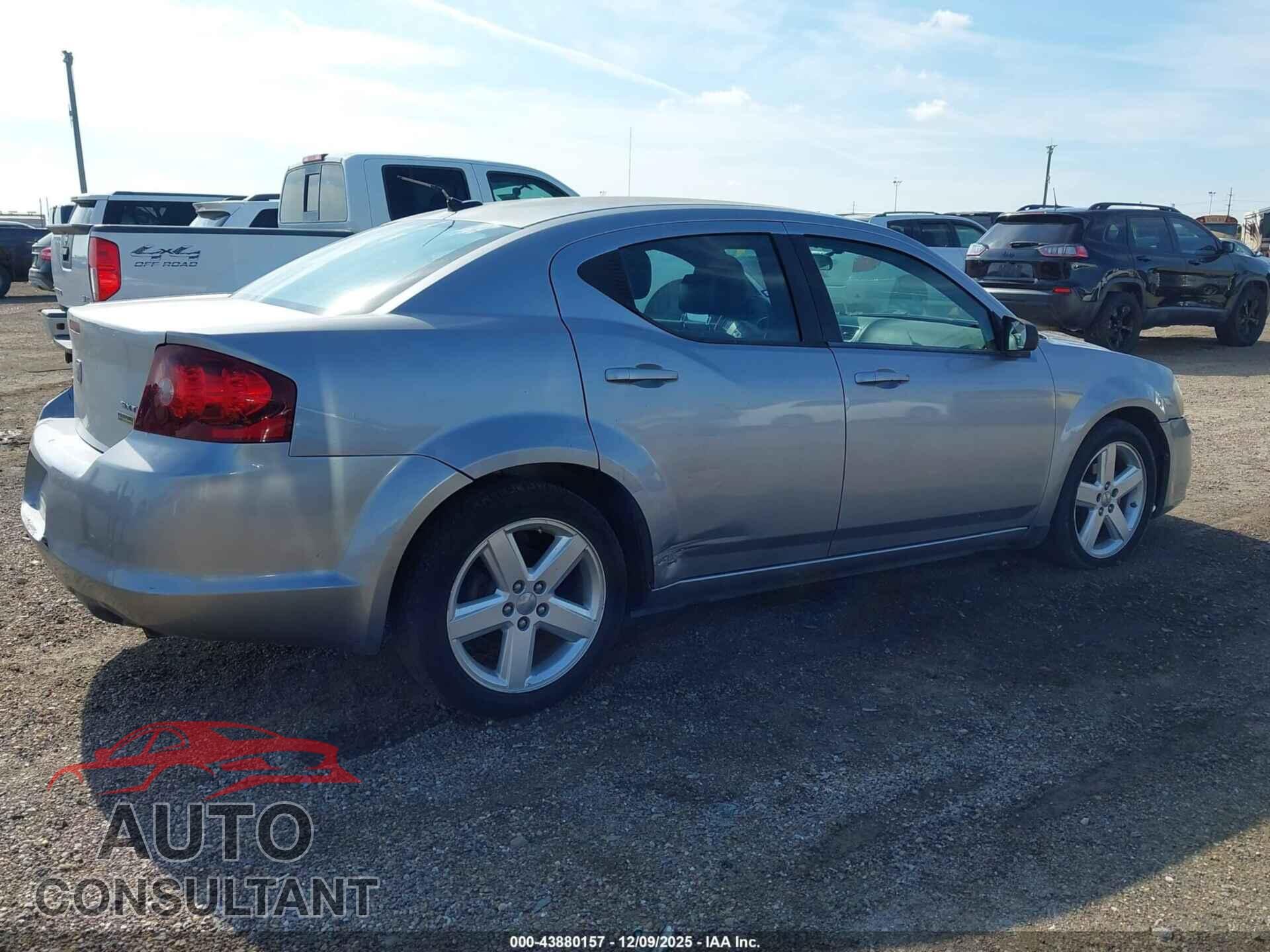 DODGE AVENGER 2013 - 1C3CDZAB0DN607163