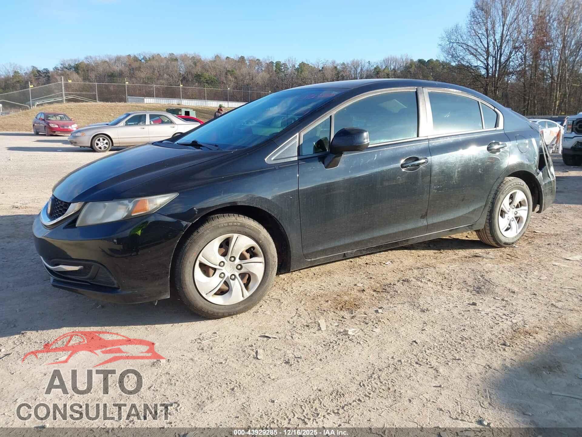 HONDA CIVIC 2013 - 19XFB2F58DE062715