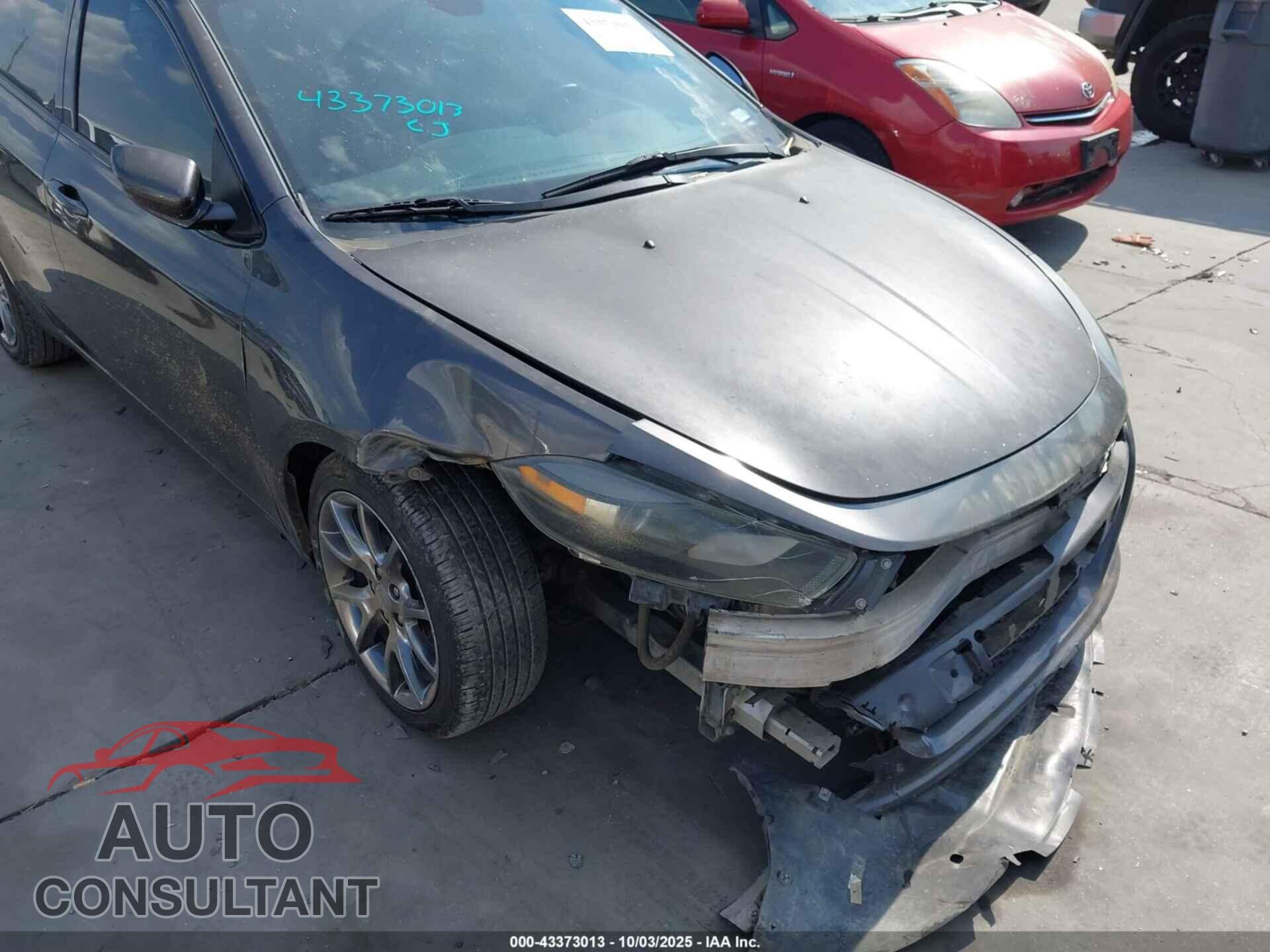 DODGE DART 2015 - 1C3CDFBB7FD200933