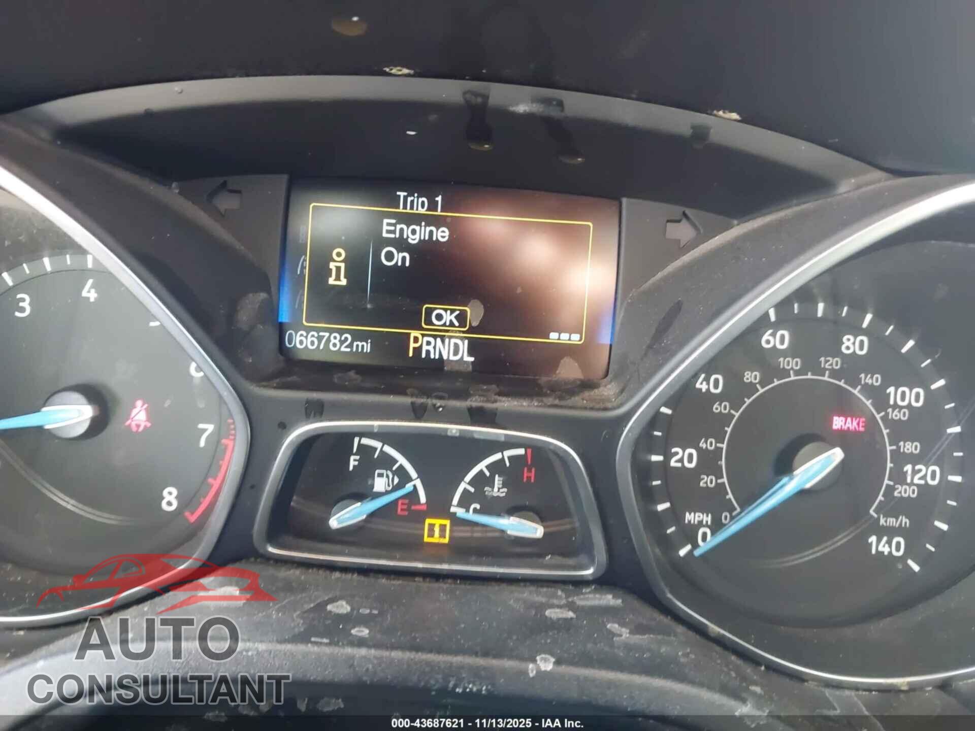 FORD FOCUS 2017 - 1FADP3E25HL343976