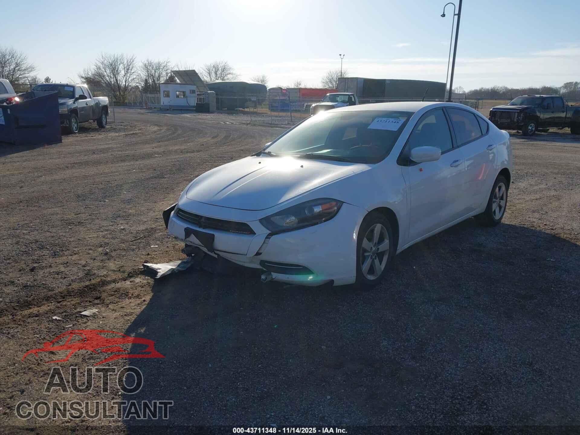 DODGE DART 2015 - 1C3CDFBB9FD253584