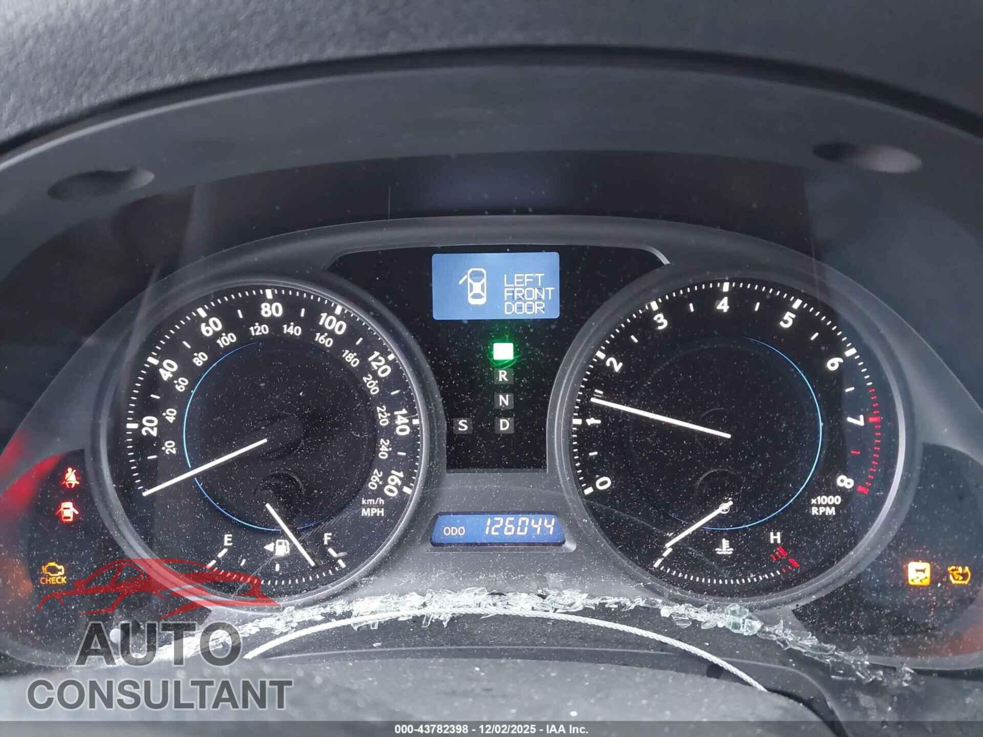 LEXUS IS 250 2010 - JTHCF5C28A5042652