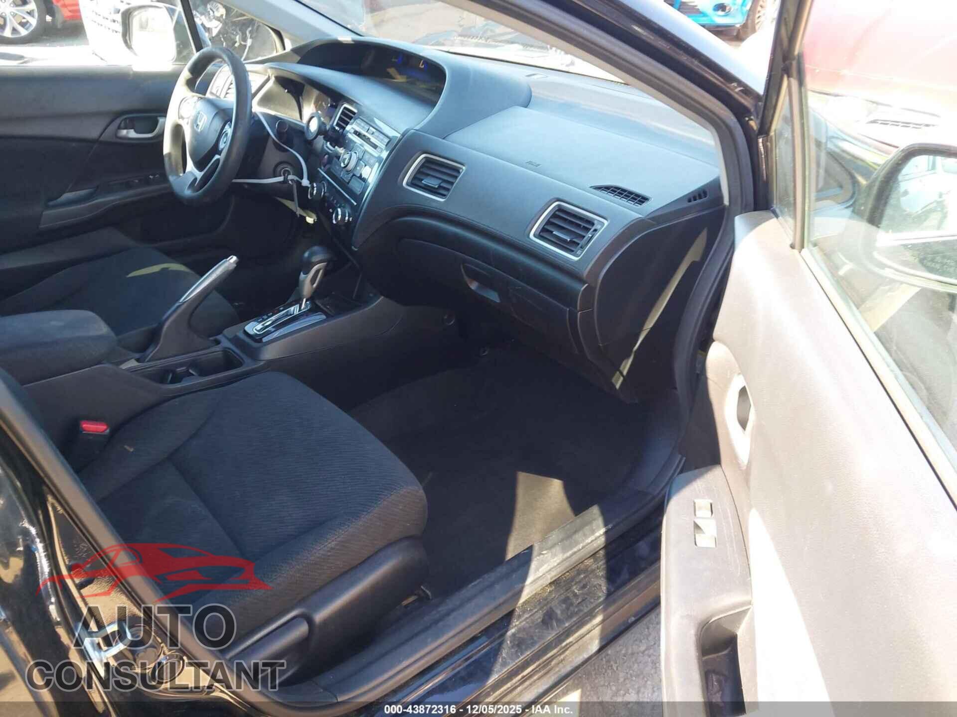 HONDA CIVIC 2013 - 19XFB2F54DE273149