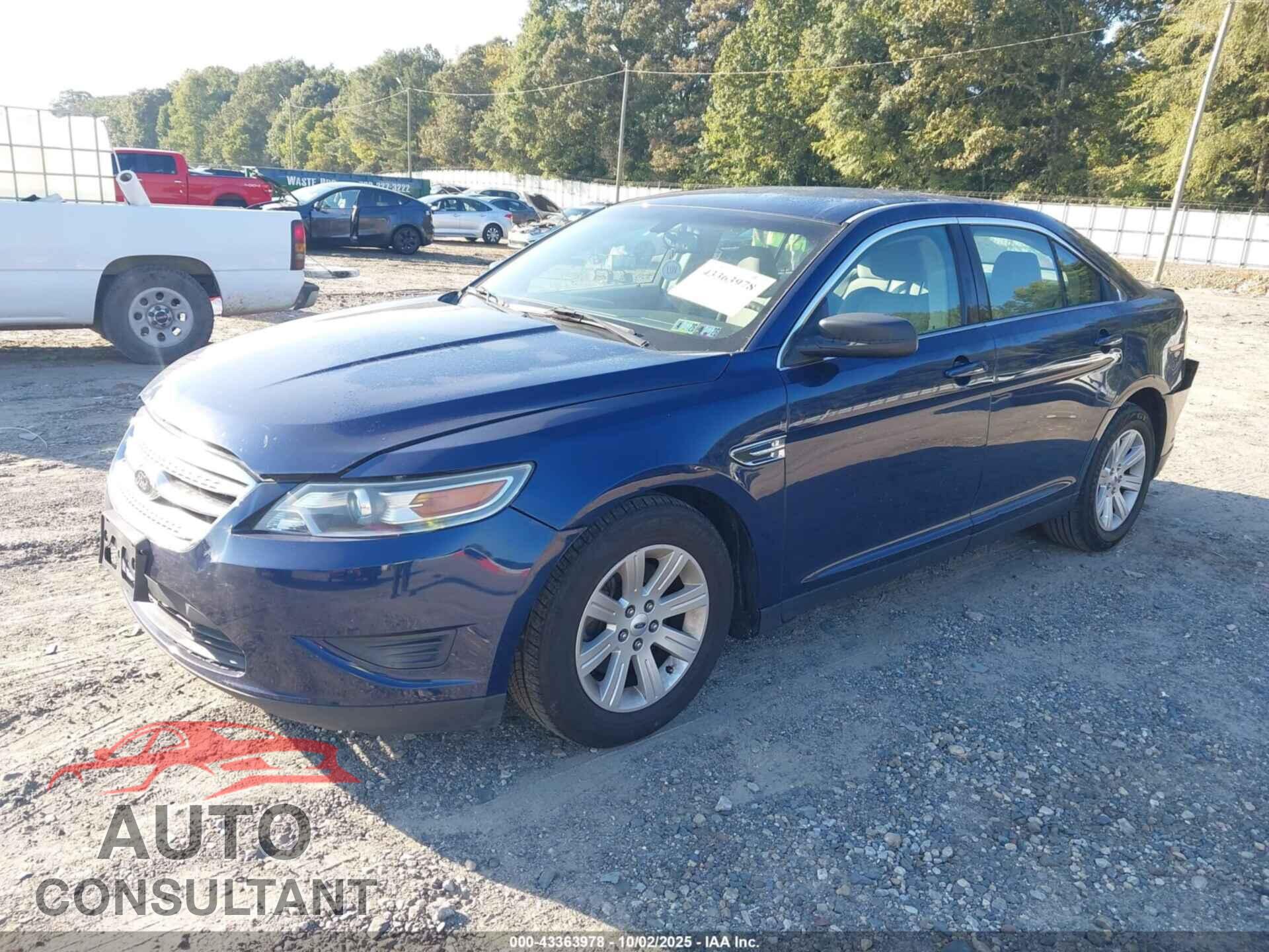 FORD TAURUS 2012 - 1FAHP2DW4CG122175