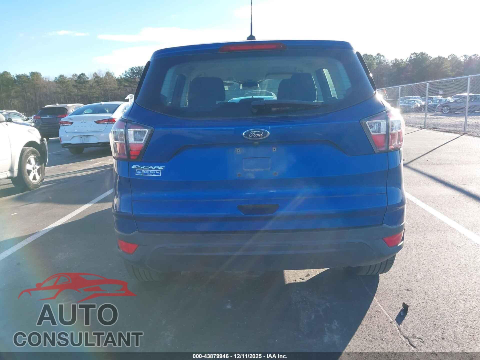 FORD ESCAPE 2017 - 1FMCU0F78HUB35894