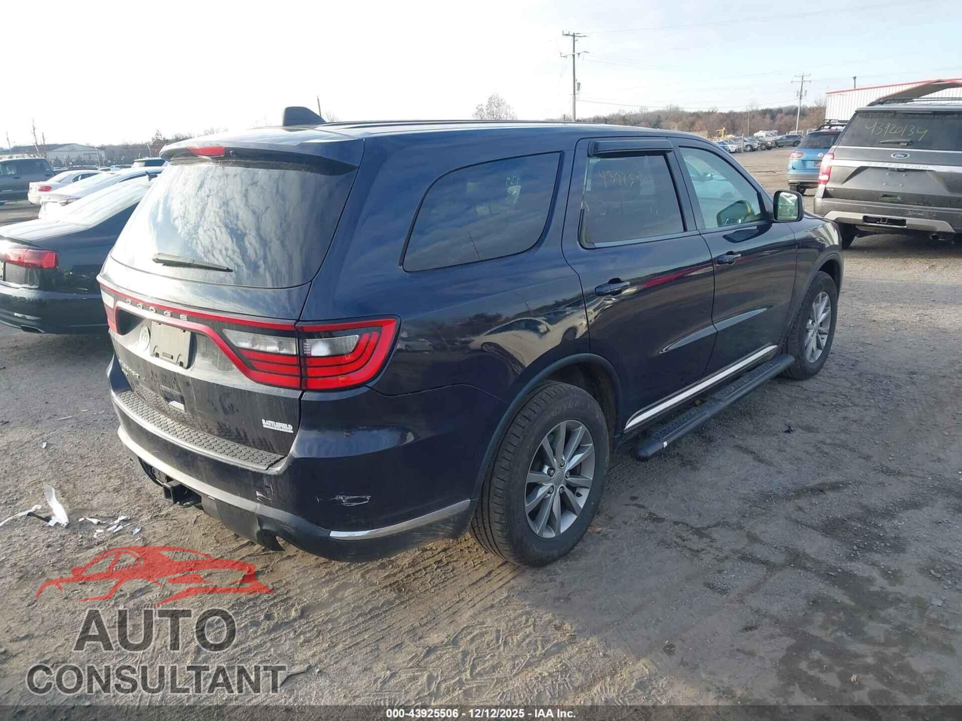 DODGE DURANGO 2017 - 1C4RDJAG1HC639446