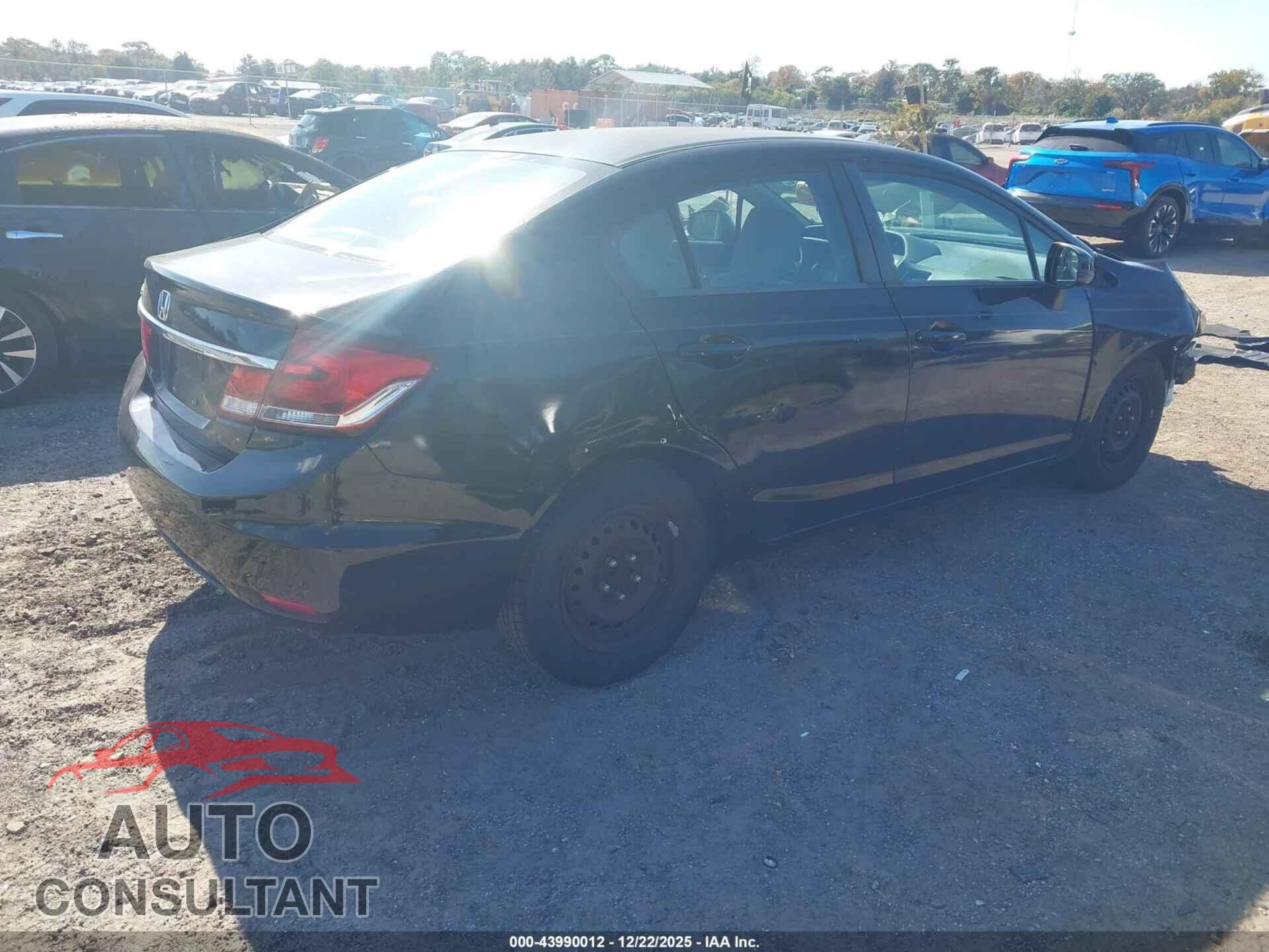 HONDA CIVIC 2013 - 2HGFB2F58DH596769