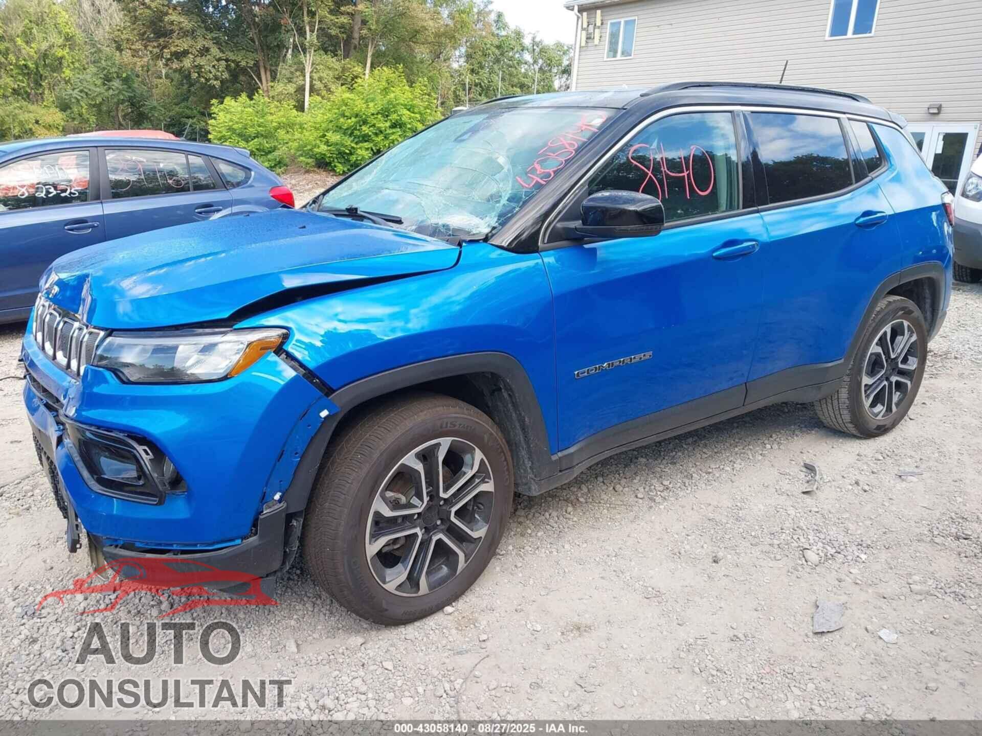 JEEP COMPASS 2022 - 3C4NJDCB8NT200478