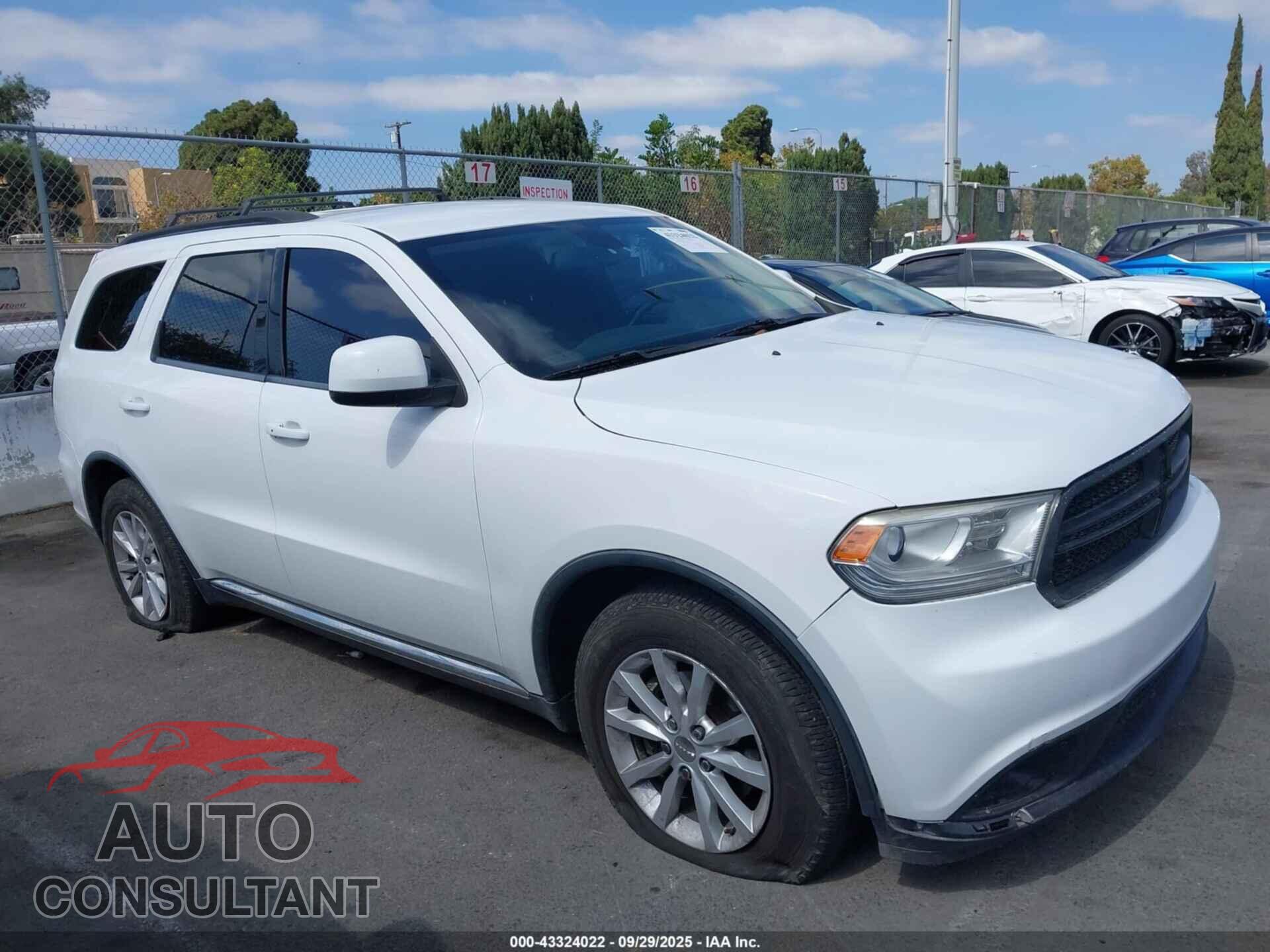 DODGE DURANGO 2015 - 1C4RDHAG9FC145597