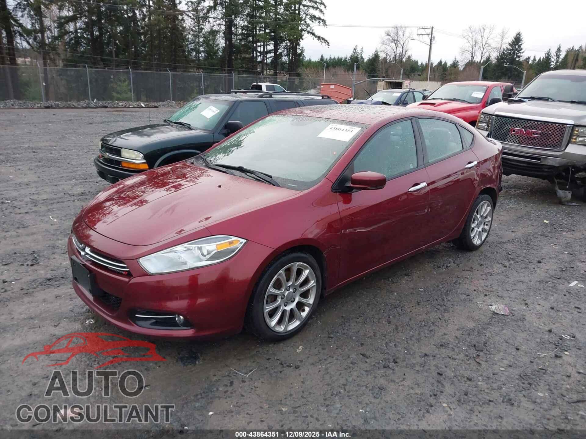DODGE DART 2015 - 1C3CDFCB0FD242679
