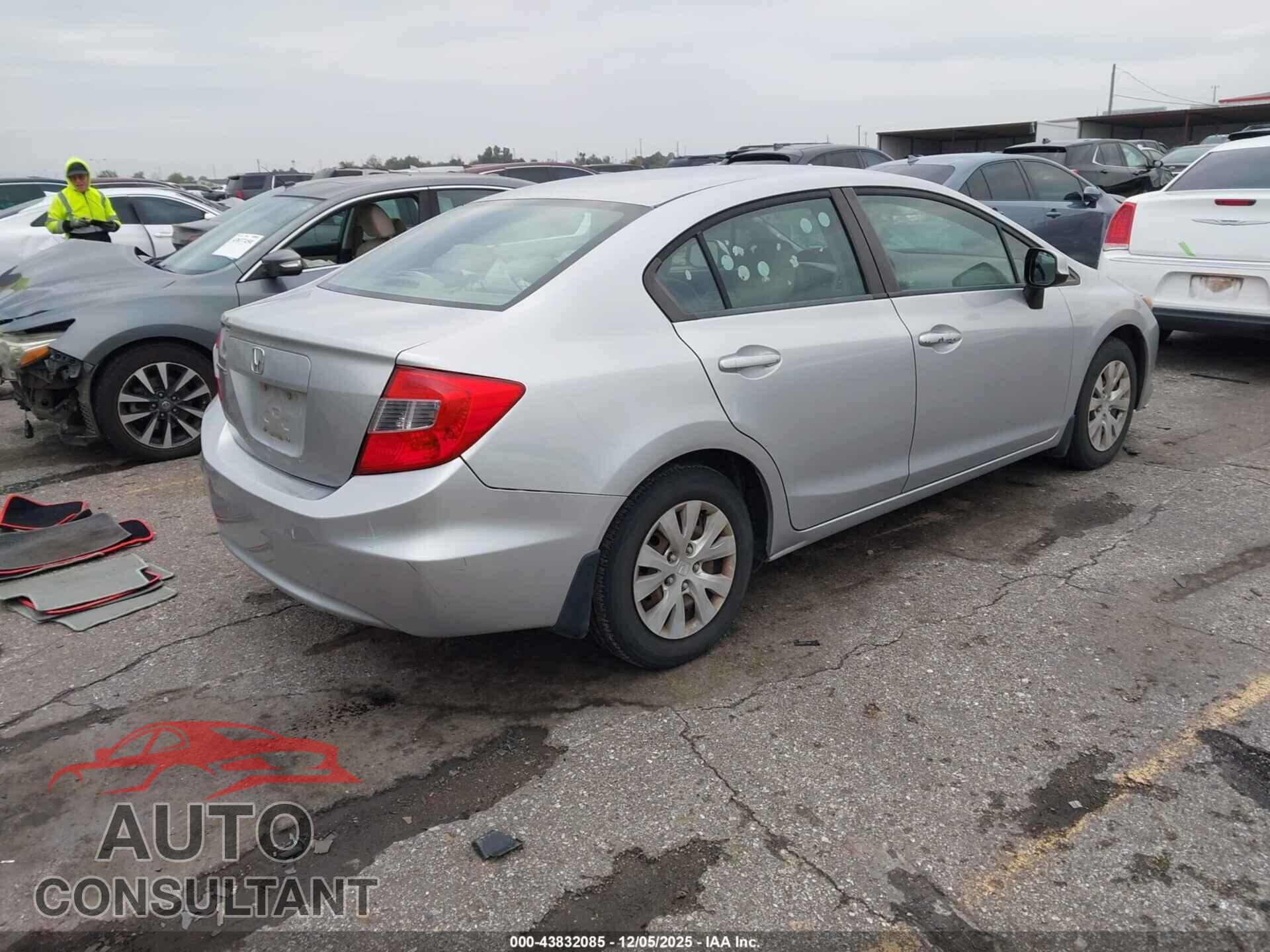 HONDA CIVIC 2012 - 19XFB2F53CE028017