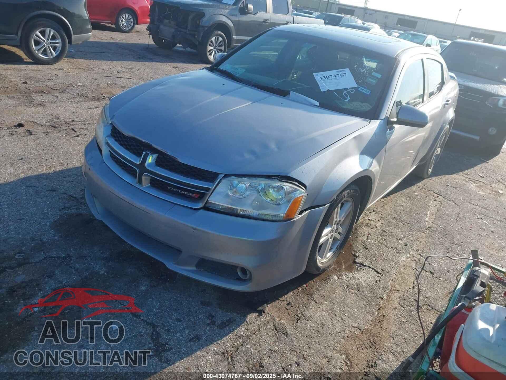 DODGE AVENGER 2013 - 1C3CDZCB1DN689532