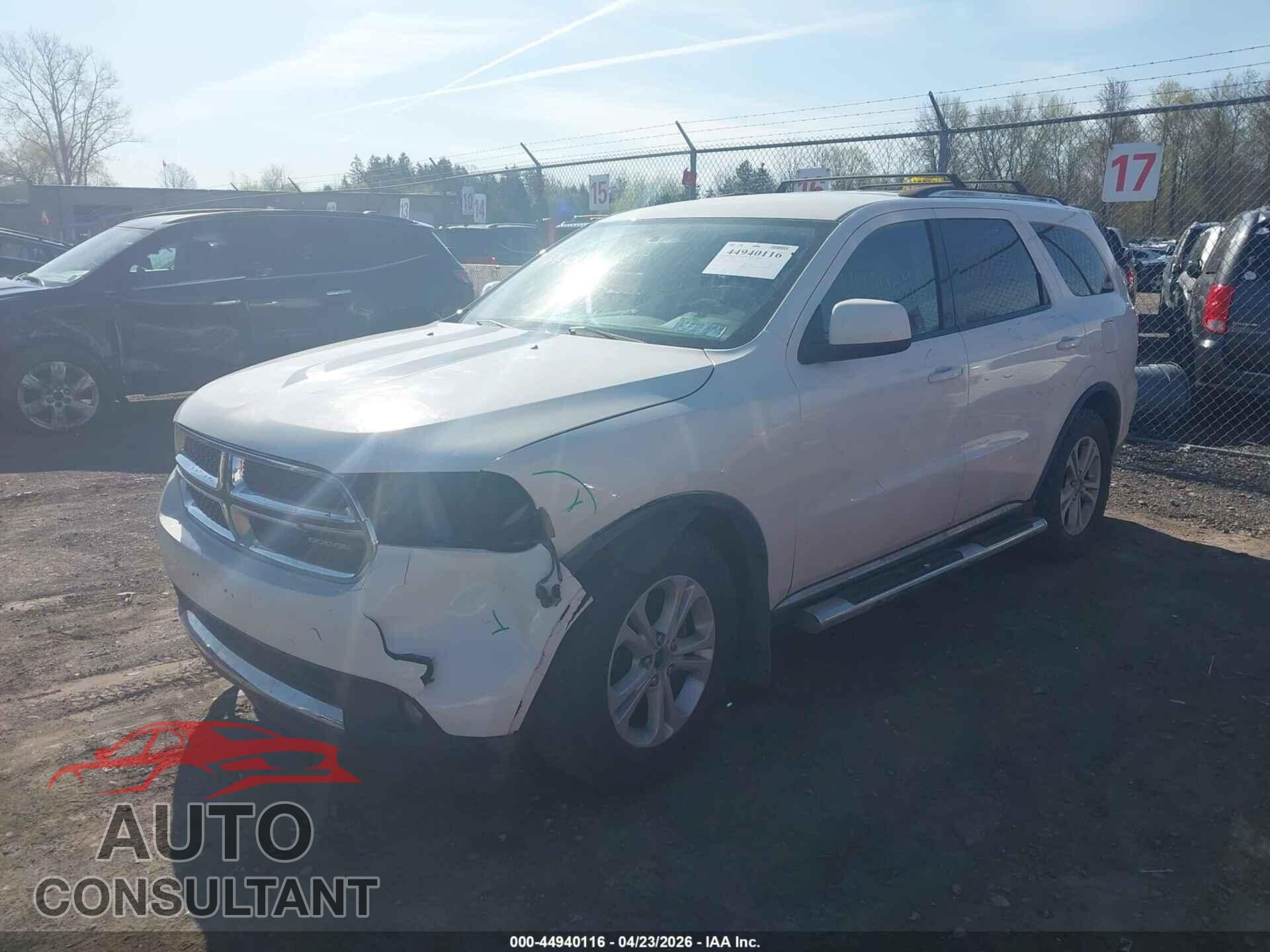 DODGE DURANGO 2012 - 1C4RDJAG5CC122269