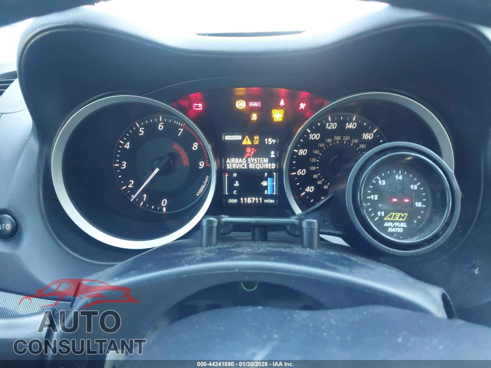 MITSUBISHI LANCER EVOLUTION 2011 - JA32W8FV7BU014397