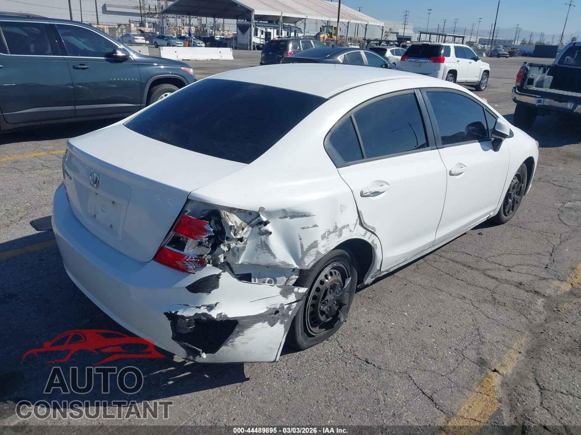 HONDA CIVIC 2012 - 19XFB2F52CE353130