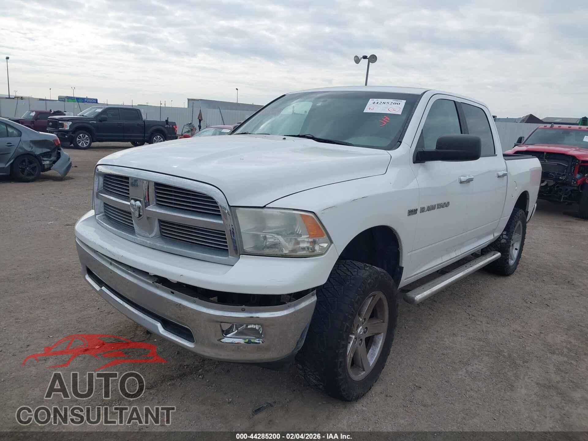 DODGE RAM 1500 2012 - 1C6RD6LT6CS143135