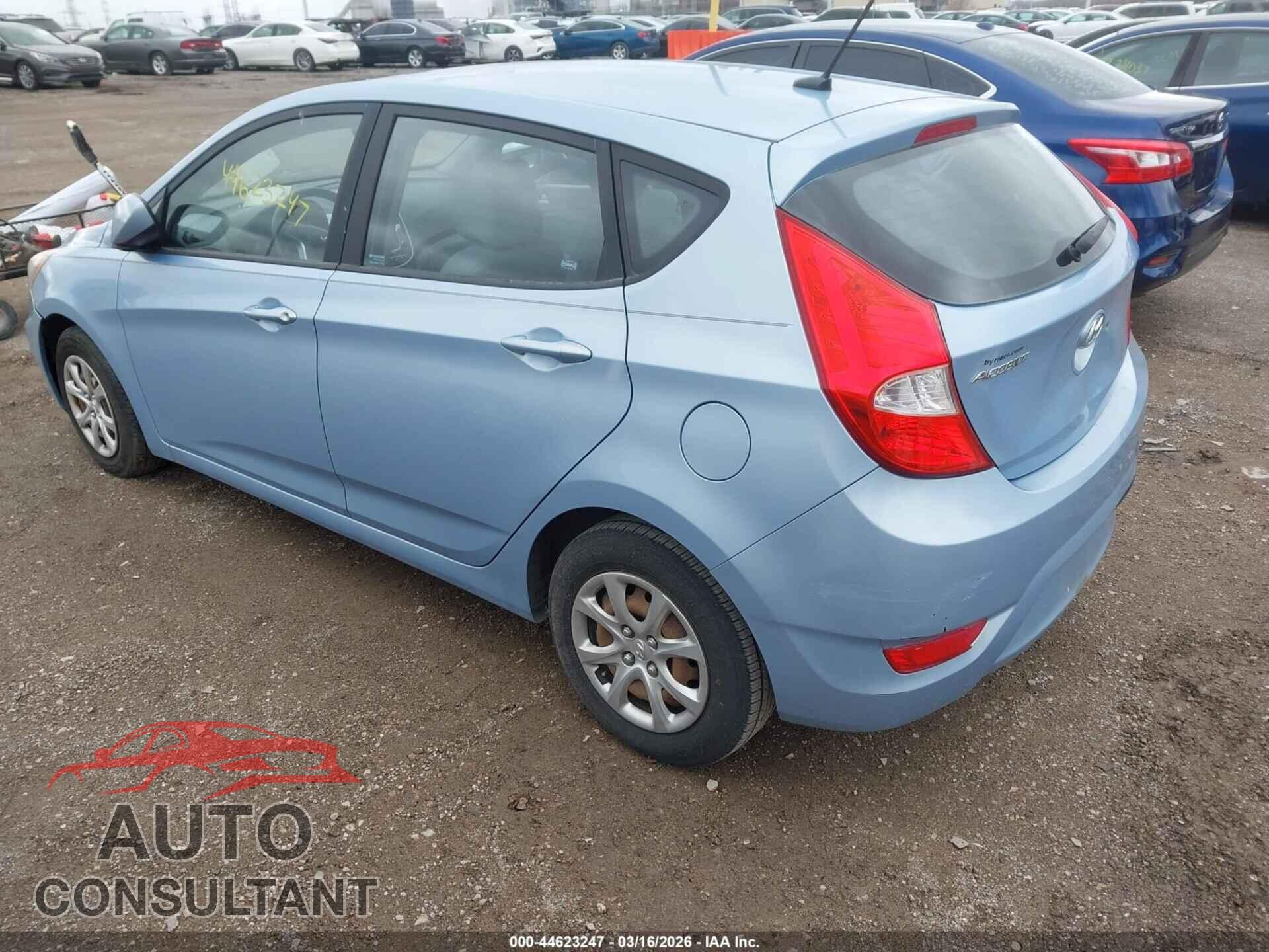 HYUNDAI ACCENT 2012 - KMHCT5AE0CU027221