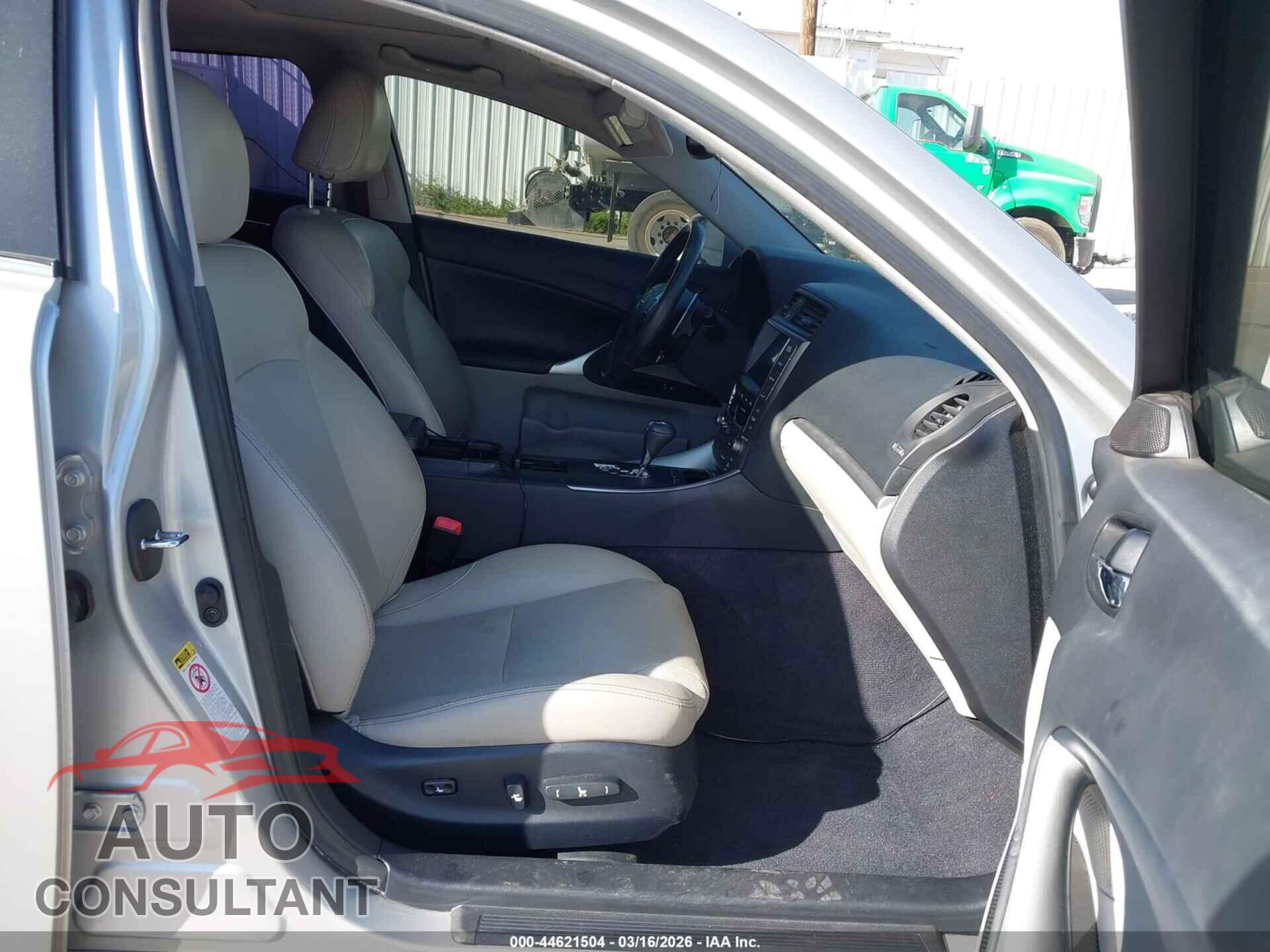 LEXUS IS 250 2012 - JTHBF5C24C5169056