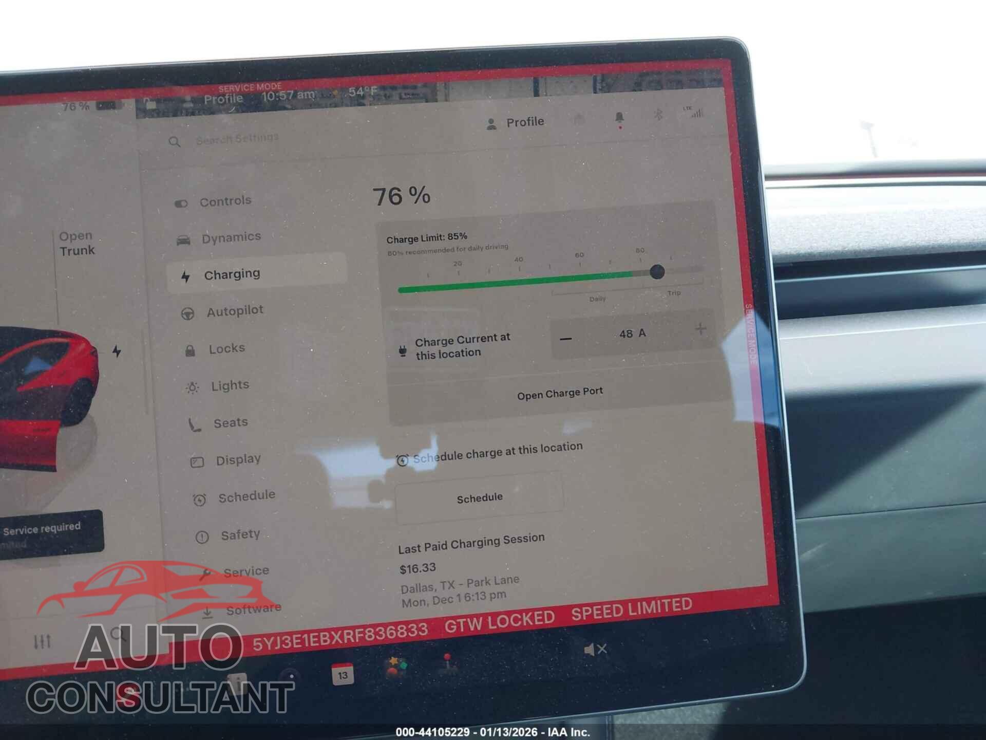 TESLA MODEL 3 2024 - 5YJ3E1EBXRF836833