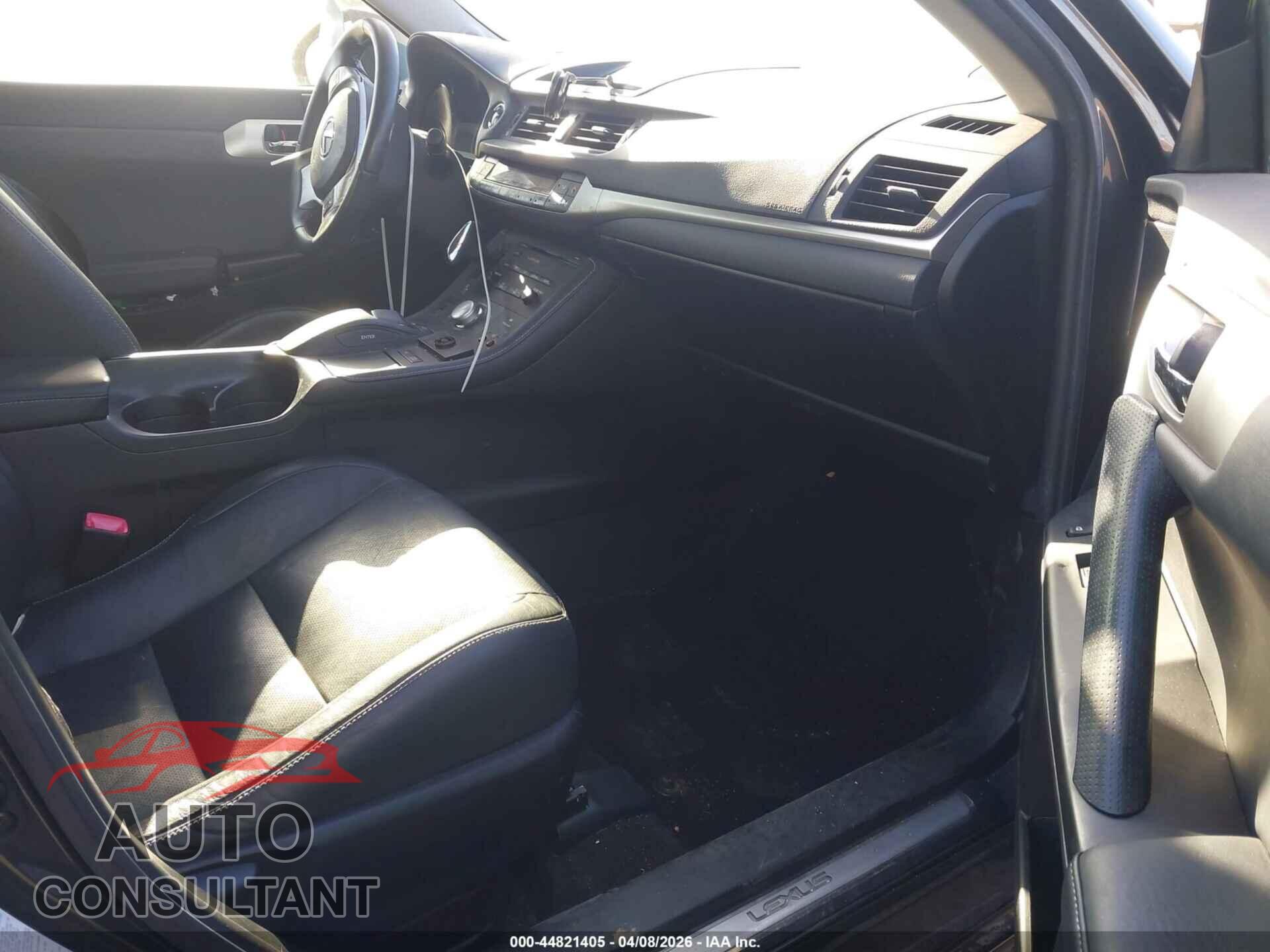 LEXUS CT 200H 2011 - JTHKD5BH4B2032050