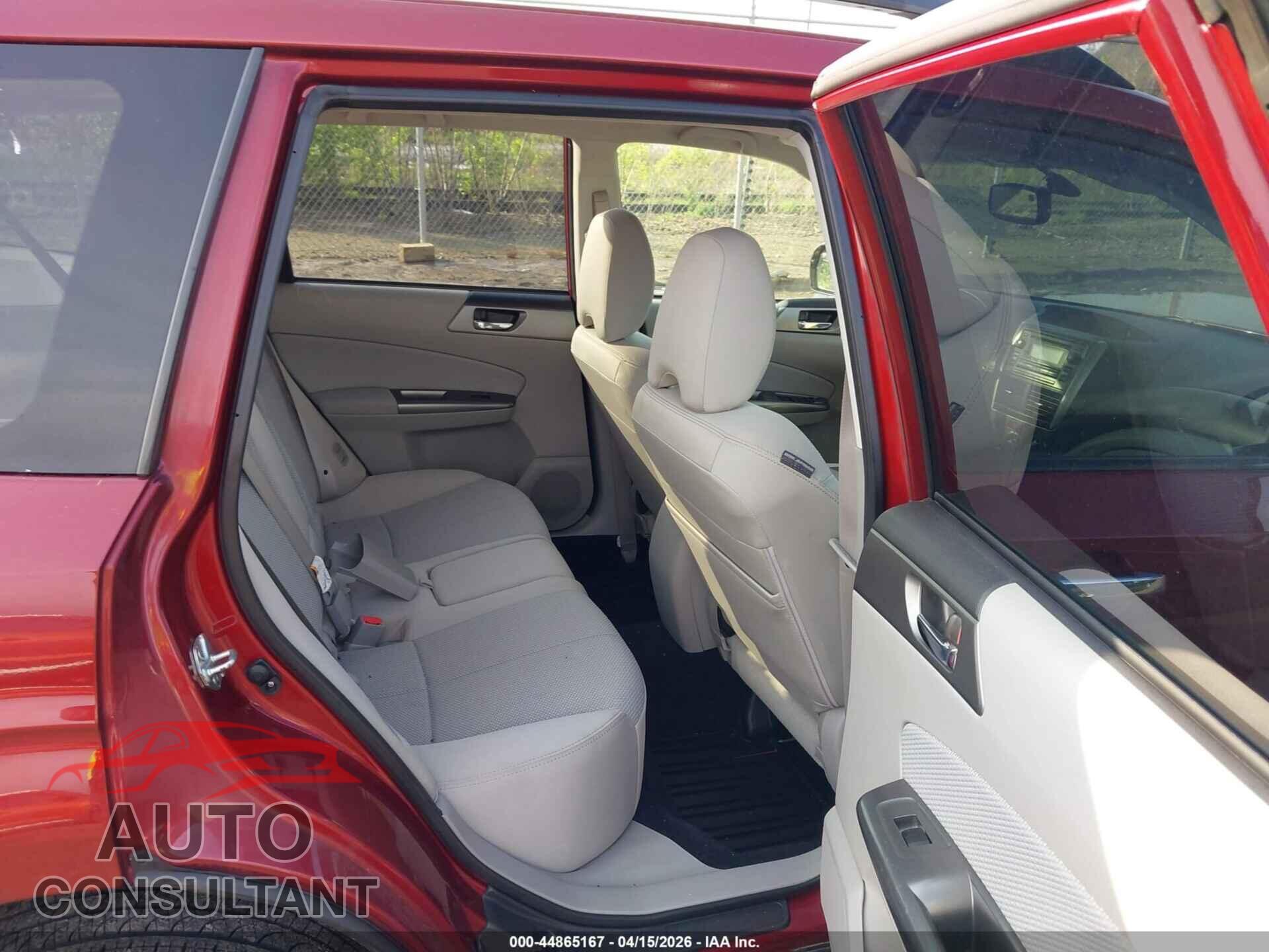 SUBARU FORESTER 2012 - JF2SHBDC4CH456480