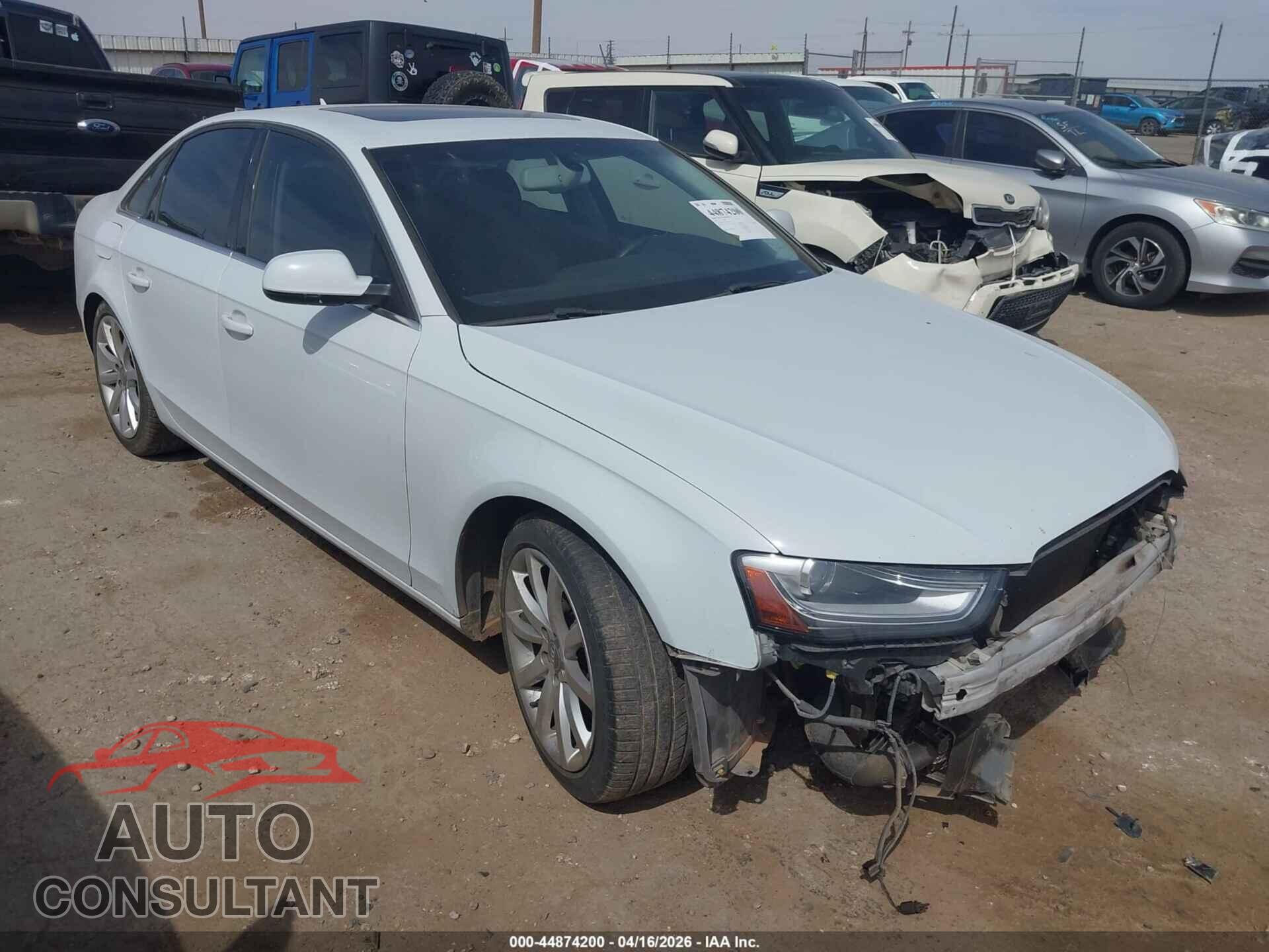 AUDI A4 2013 - WAUFFAFL1DN046104