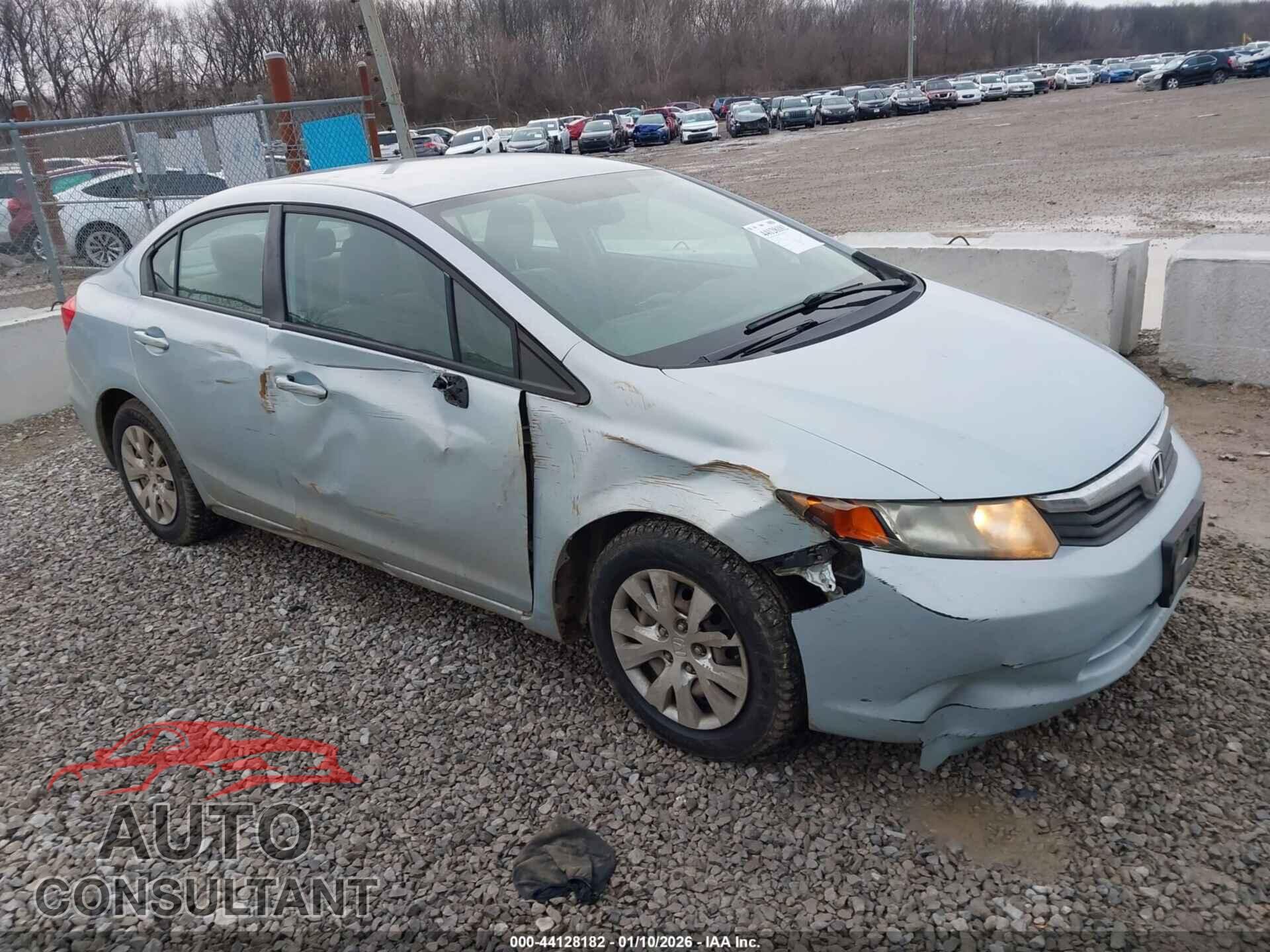 HONDA CIVIC 2012 - 19XFB2F51CE075157