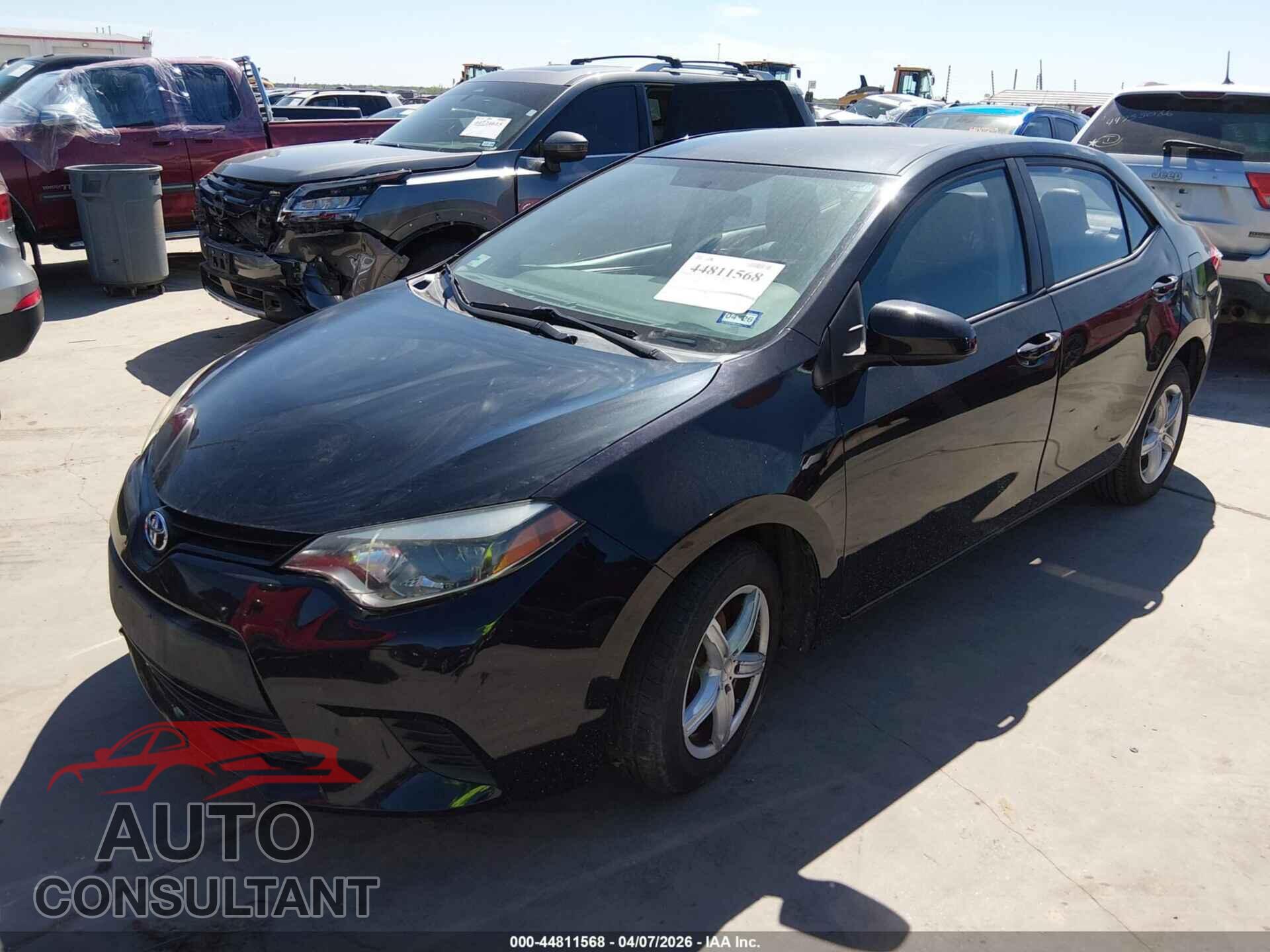 TOYOTA COROLLA 2014 - 5YFBURHE2EP030583