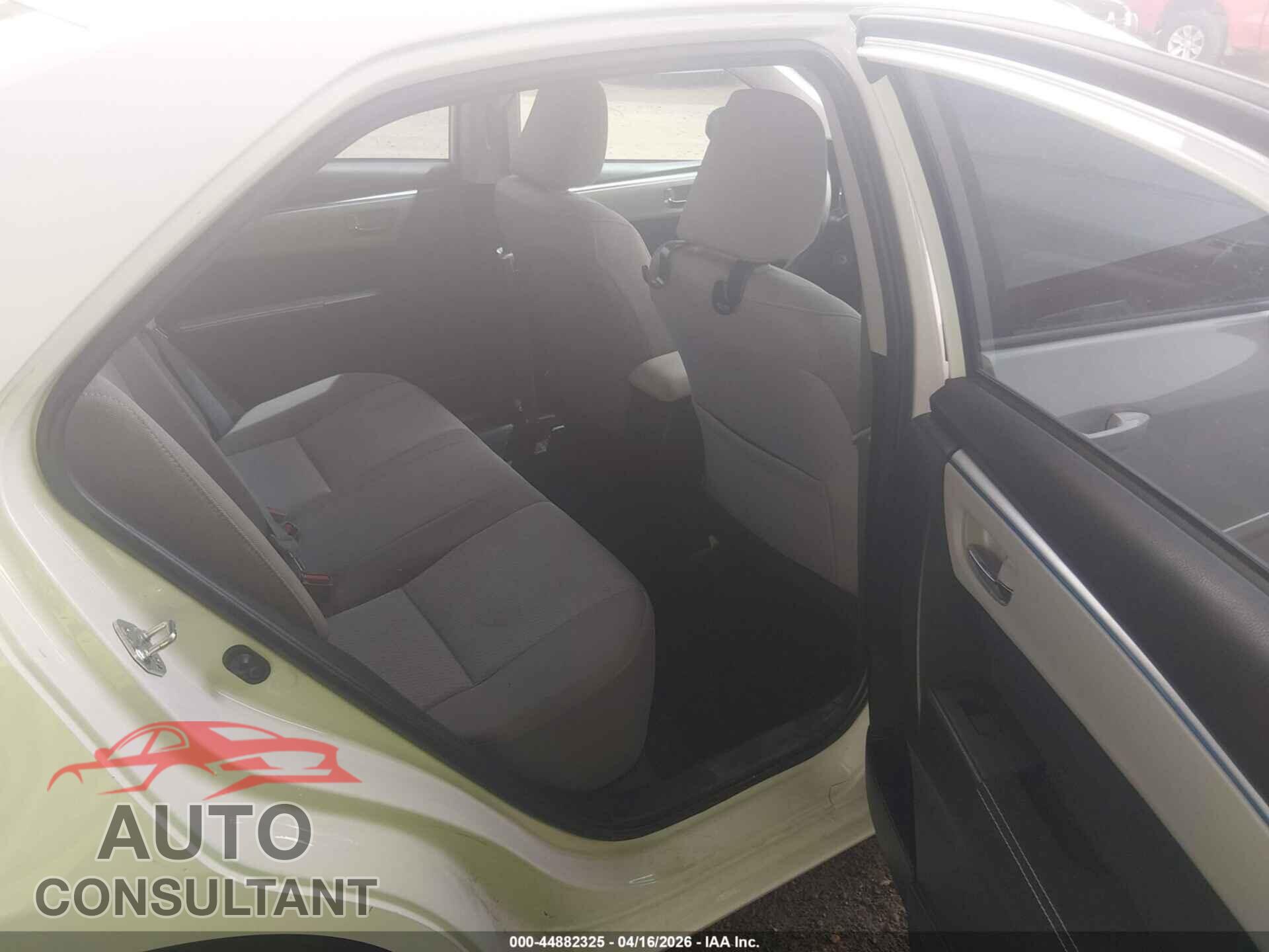 TOYOTA COROLLA 2016 - 5YFBURHE2GP375258