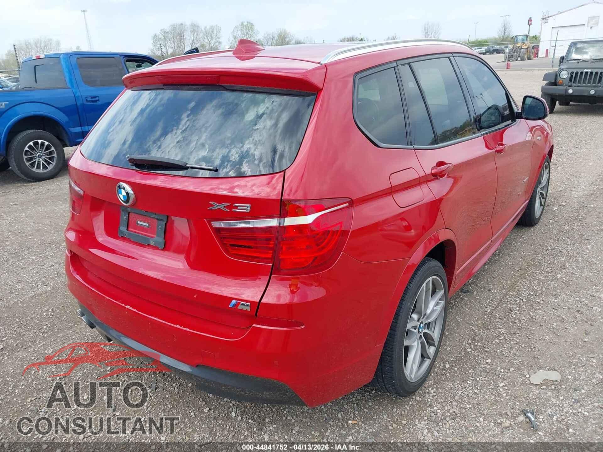 BMW X3 2016 - 5UXWX7C52G0S16804