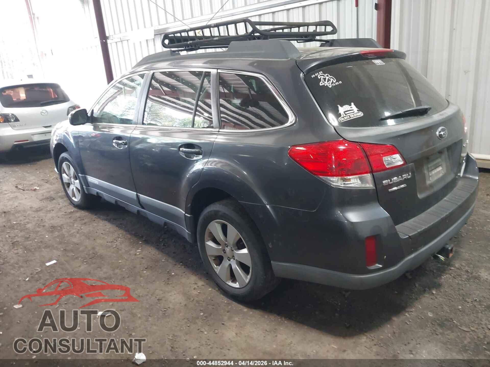 SUBARU OUTBACK 2012 - 4S4BRCCC3C3296197