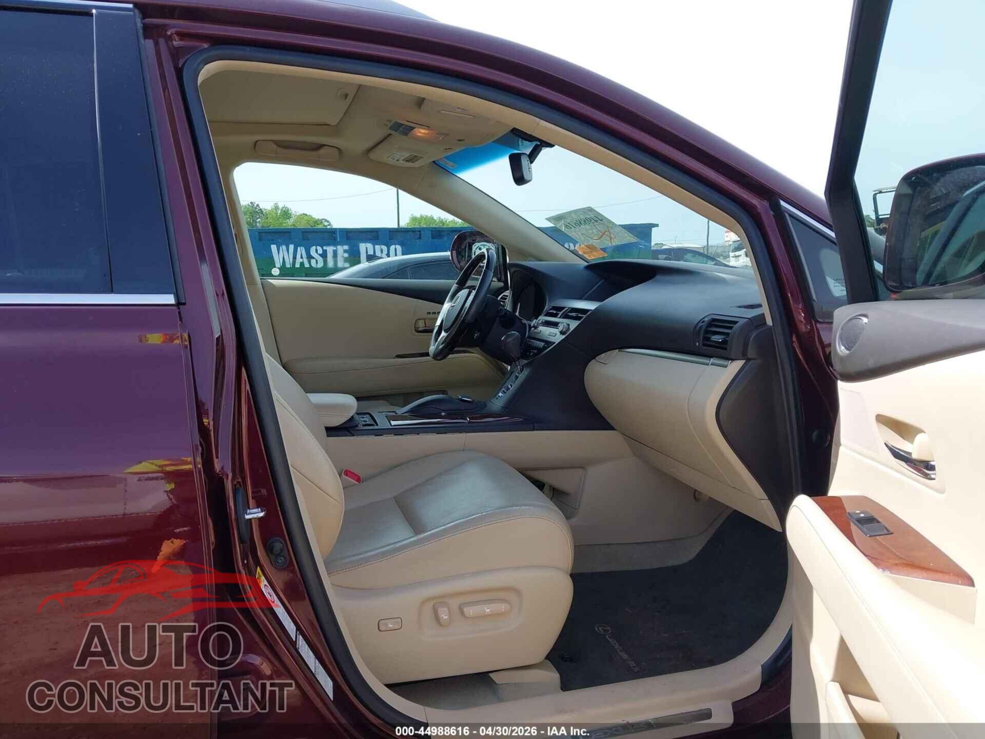 LEXUS RX 350 2014 - 2T2BK1BA6EC229077