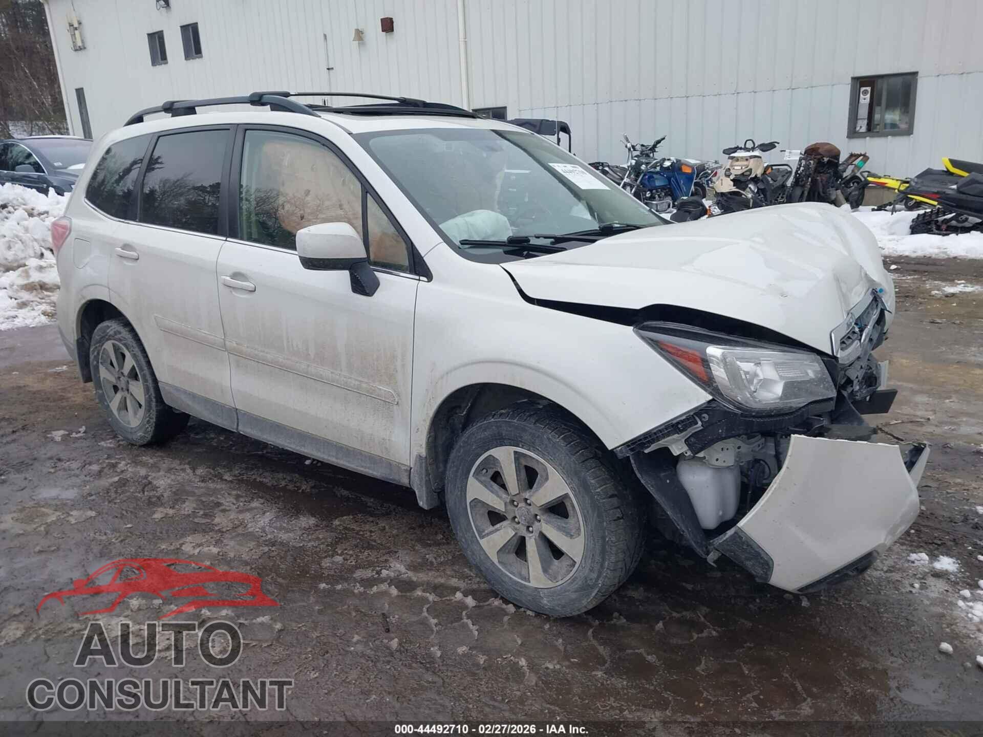 SUBARU FORESTER 2018 - JF2SJARC4JH417327