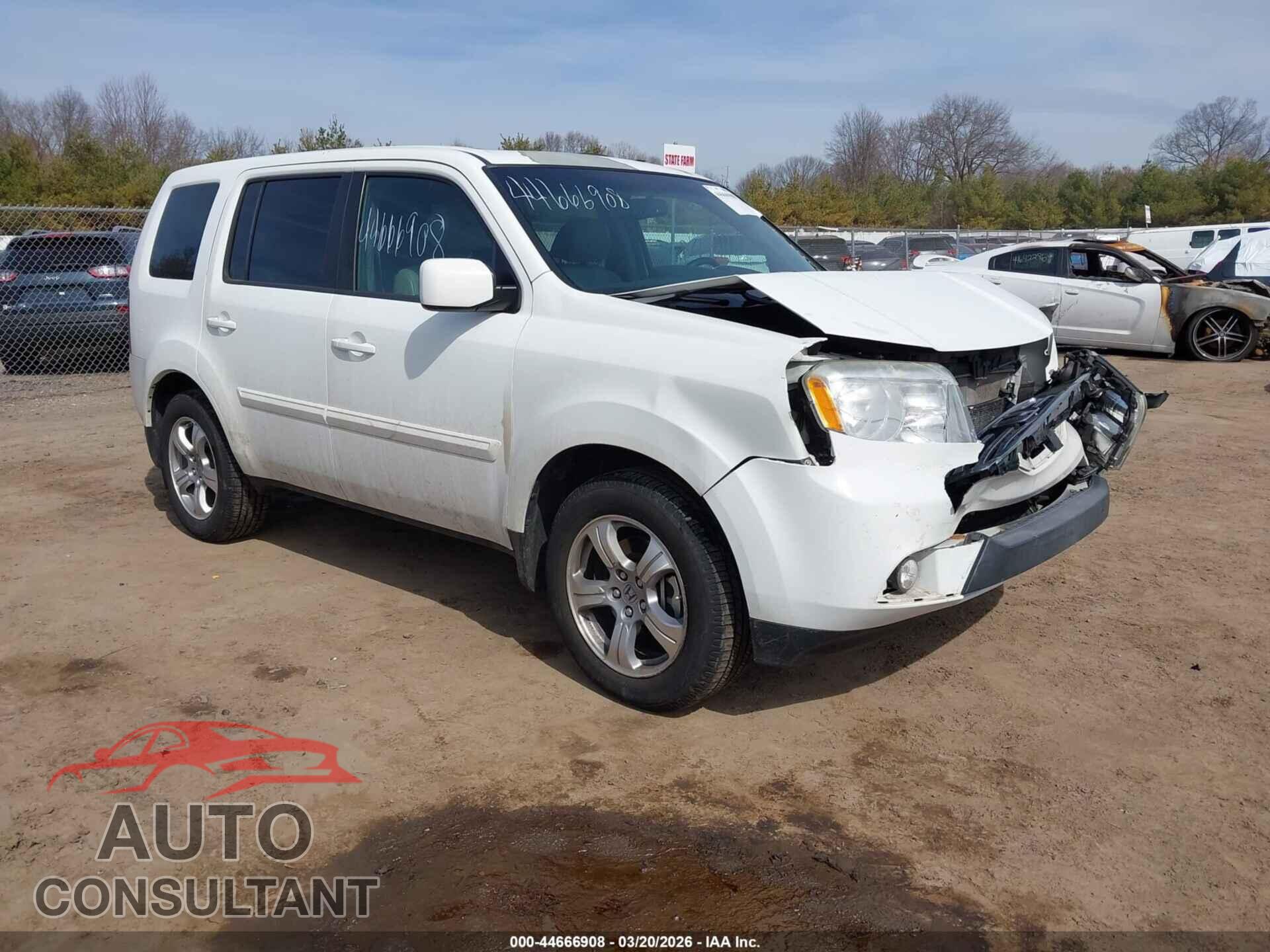 HONDA PILOT 2014 - 5FNYF4H58EB019350
