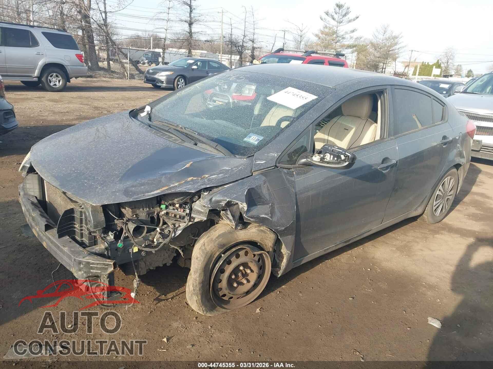KIA FORTE 2016 - KNAFK4A64G5564145