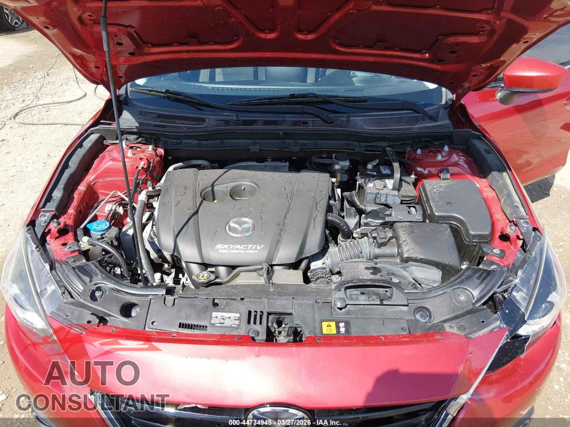 MAZDA MAZDA3 2014 - JM1BM1M31E1103324