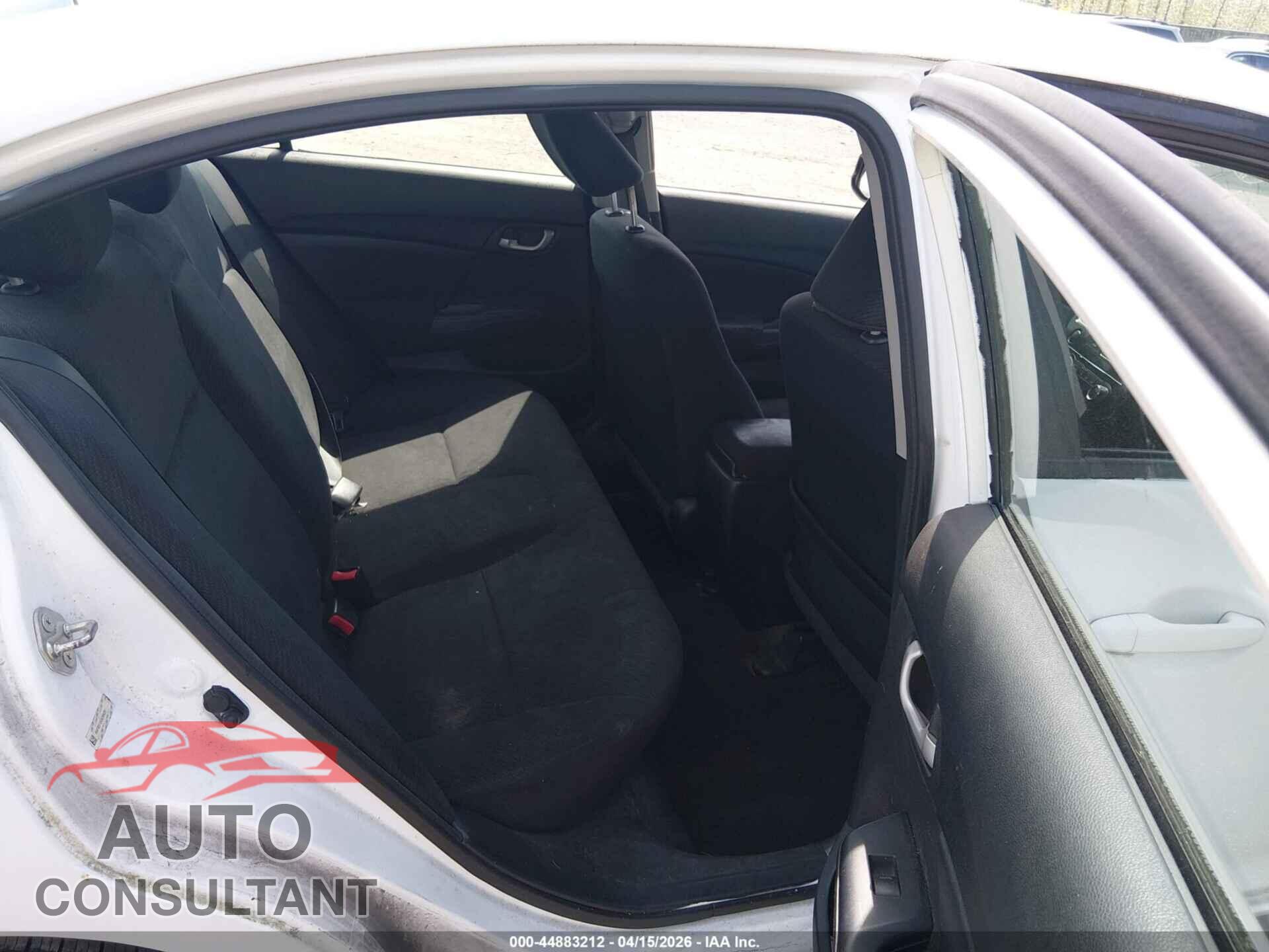 HONDA CIVIC 2013 - 19XFB2F5XDE206281