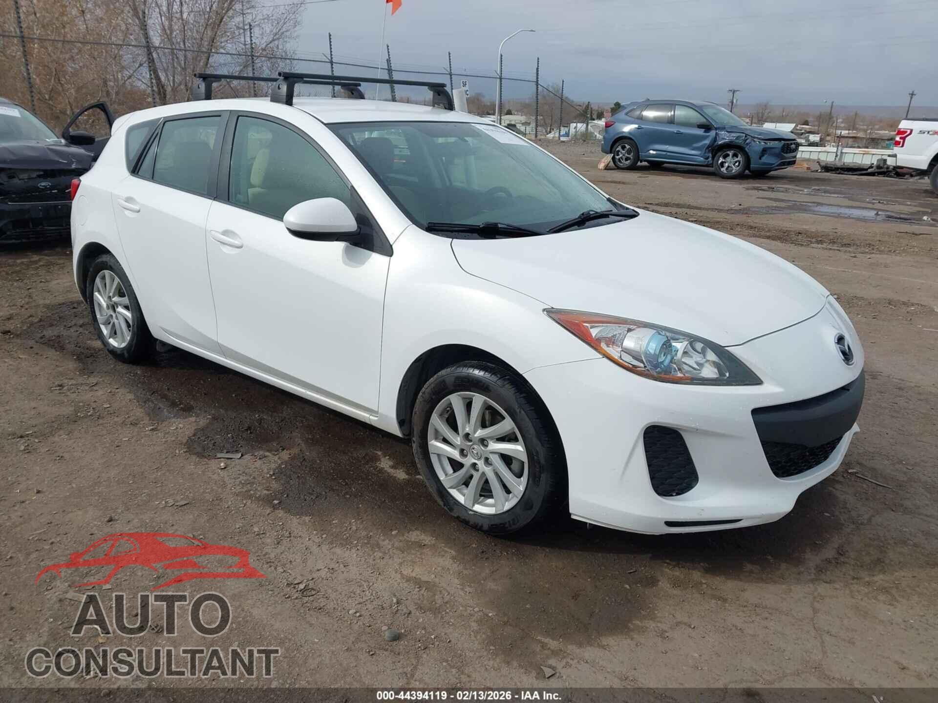 MAZDA MAZDA3 2012 - JM1BL1L79C1663192