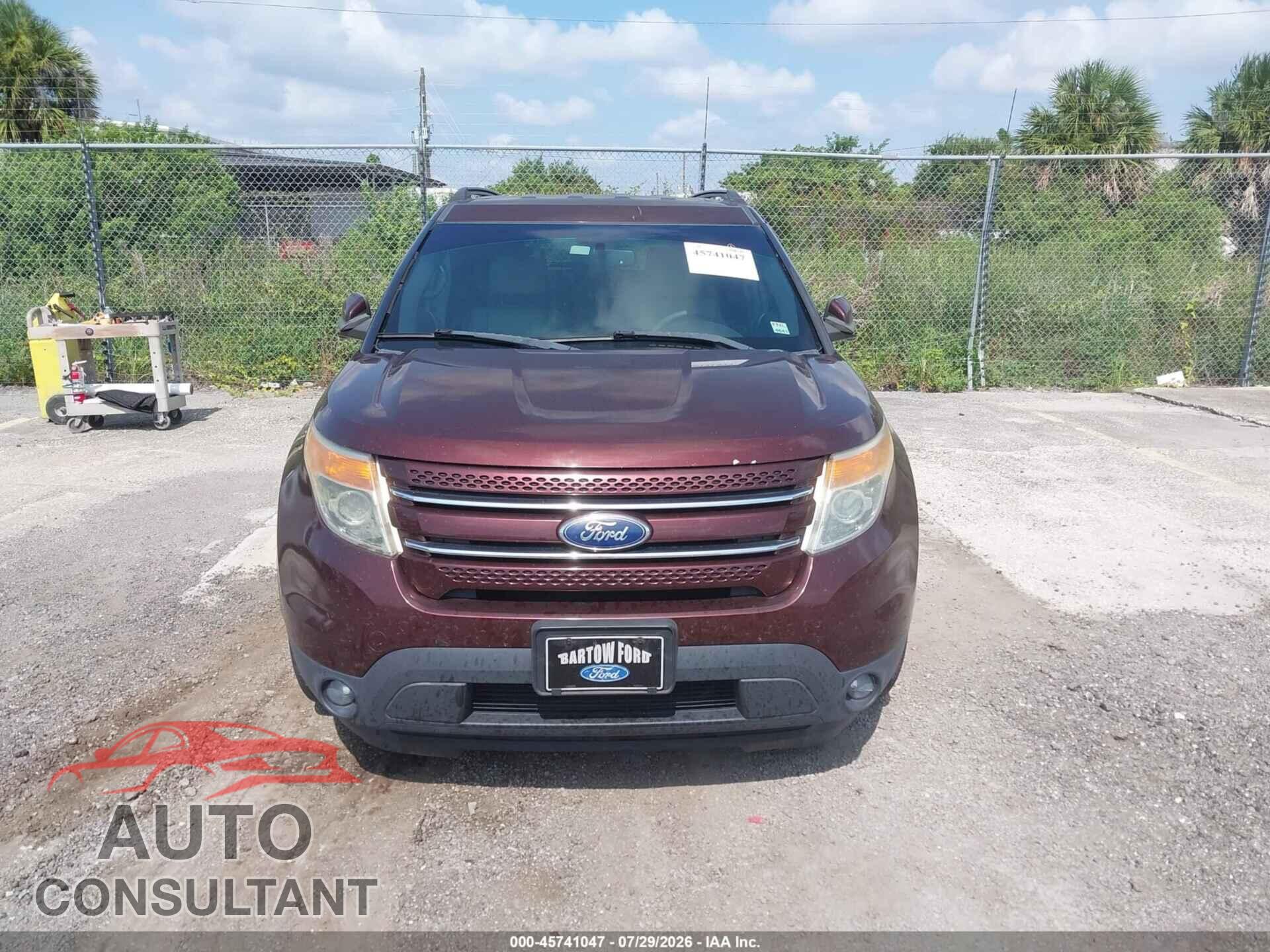FORD EXPLORER 2012 - 1FMHK7F89CGA23819
