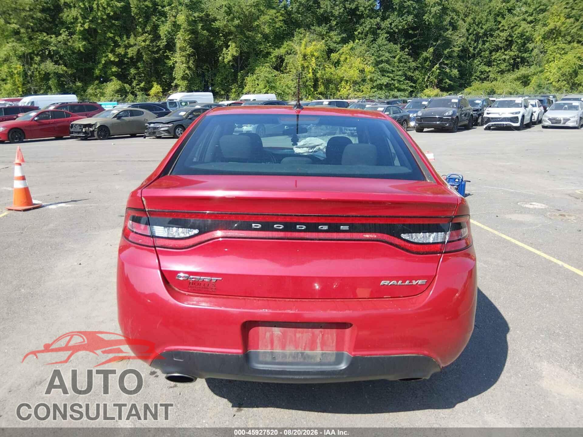 DODGE DART 2013 - 1C3CDFBA0DD268138