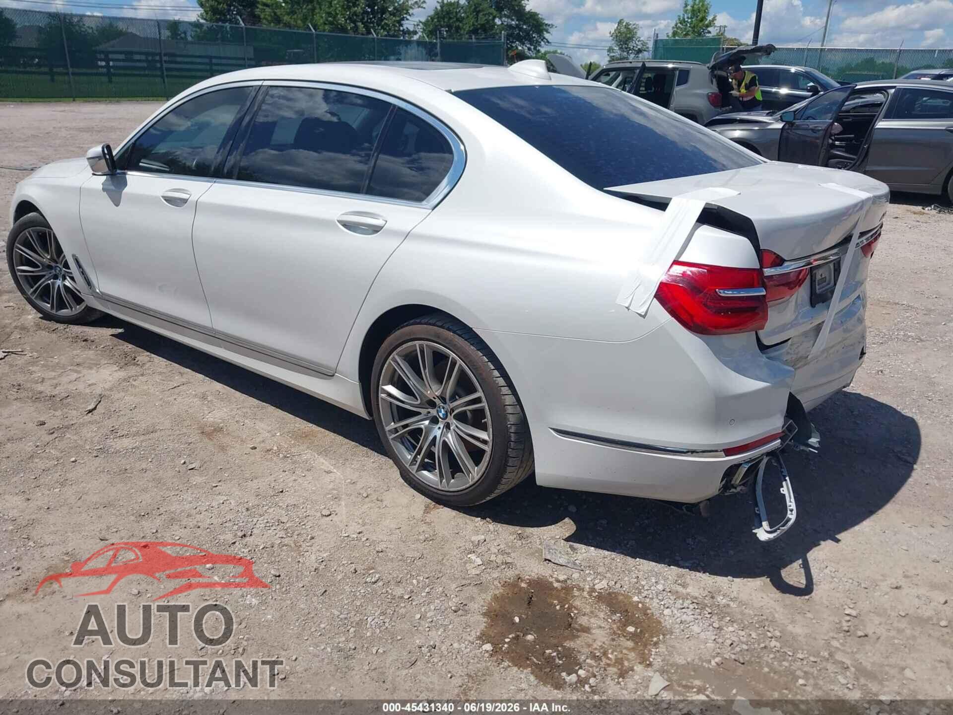 BMW 740I 2017 - WBA7E2C55HG740470
