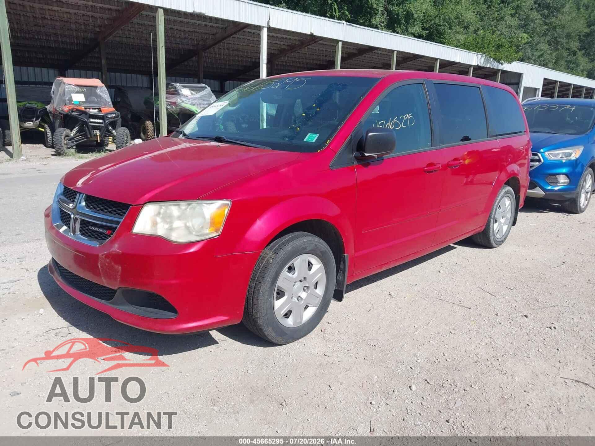 DODGE GRAND CARAVAN 2012 - 2C4RDGBG0CR256874