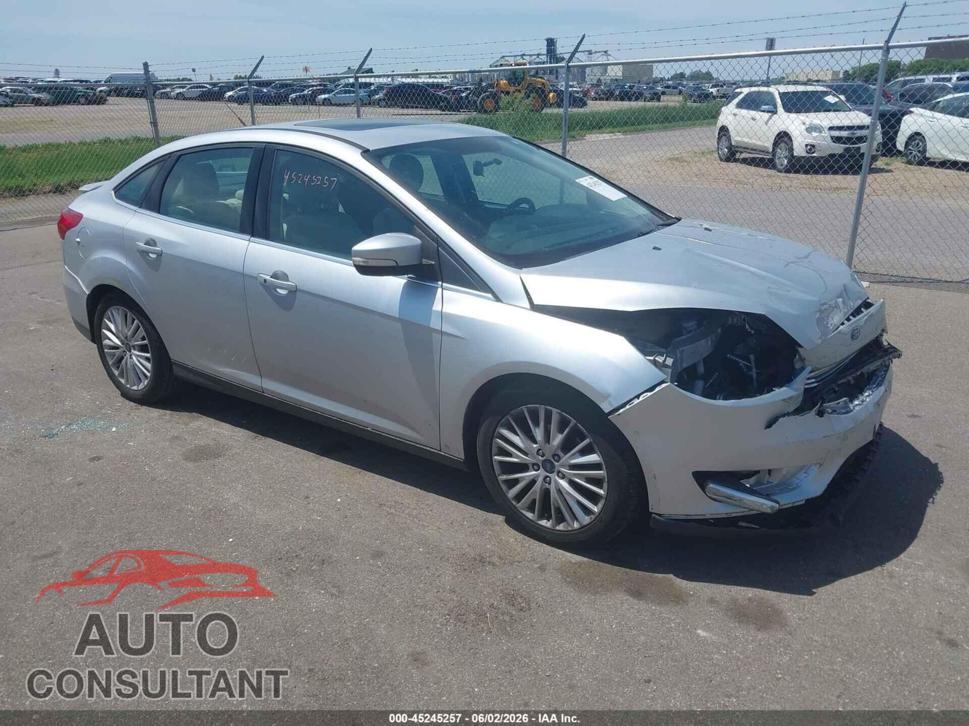 FORD FOCUS 2017 - 1FADP3J25HL264734