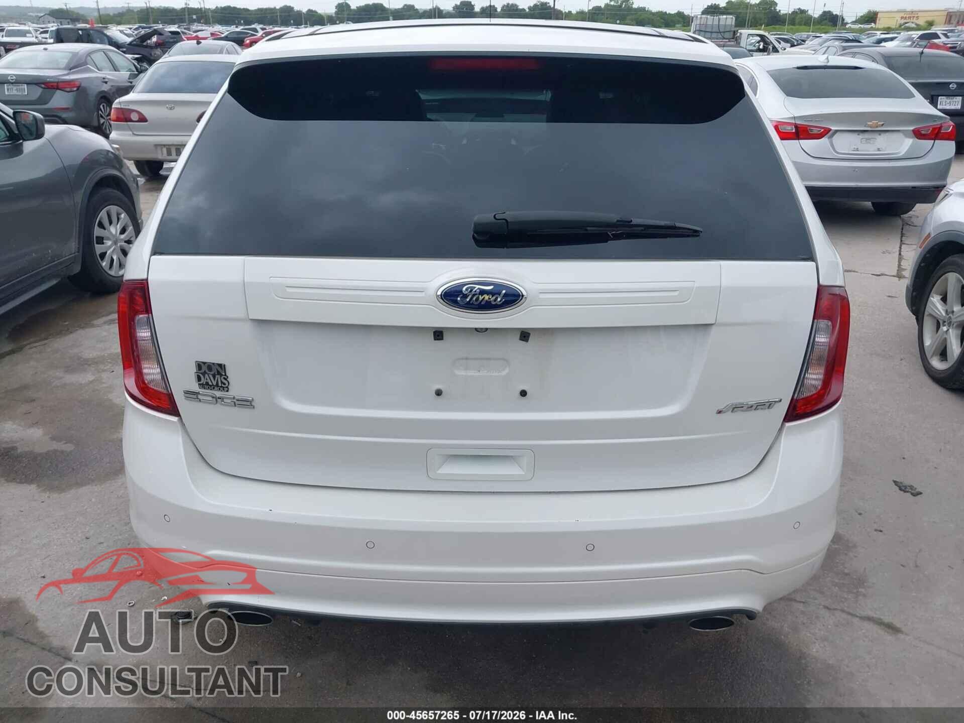 FORD EDGE 2014 - 2FMDK3AK2EBA74616